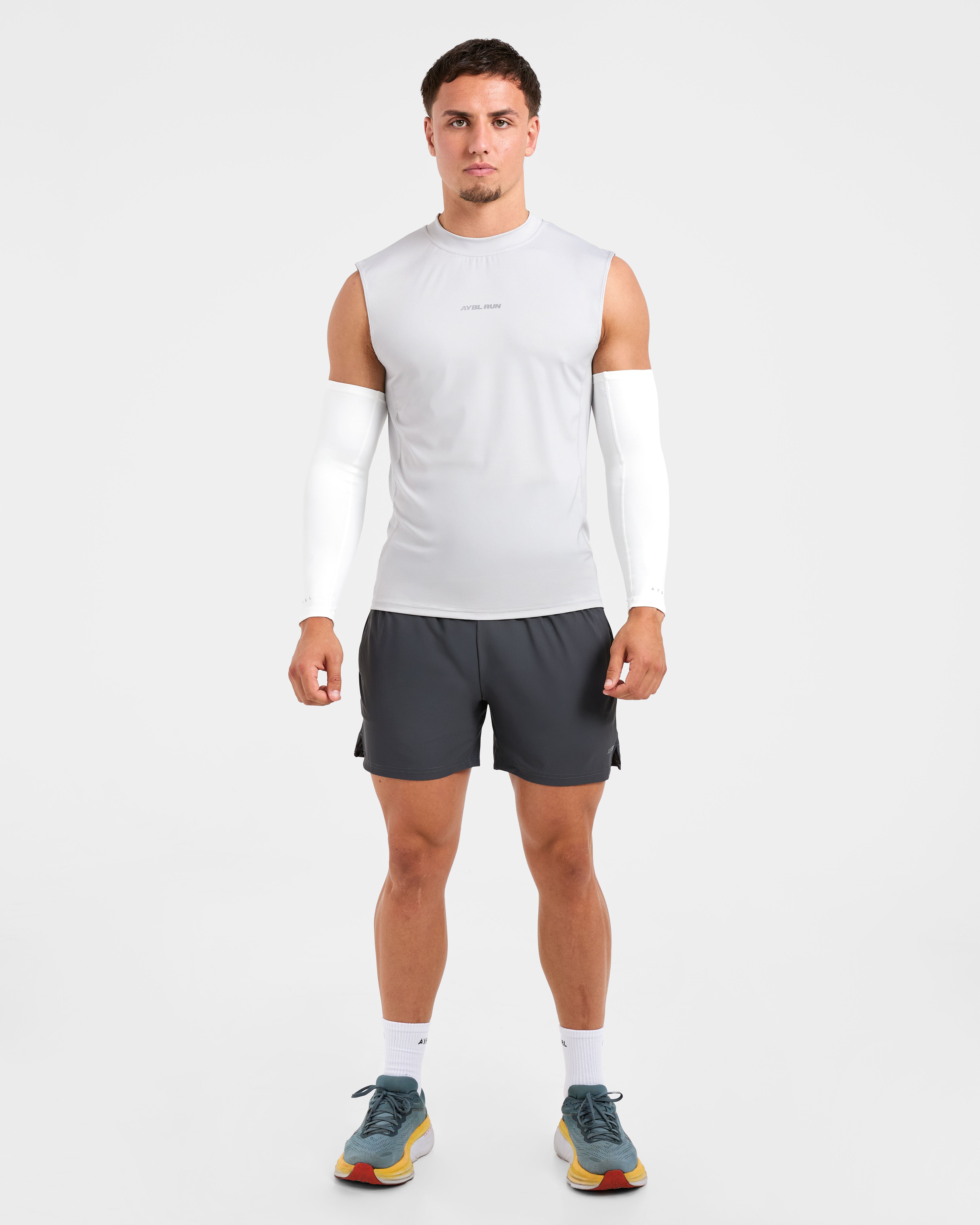 Base Layer Arm Sleeves - Wit