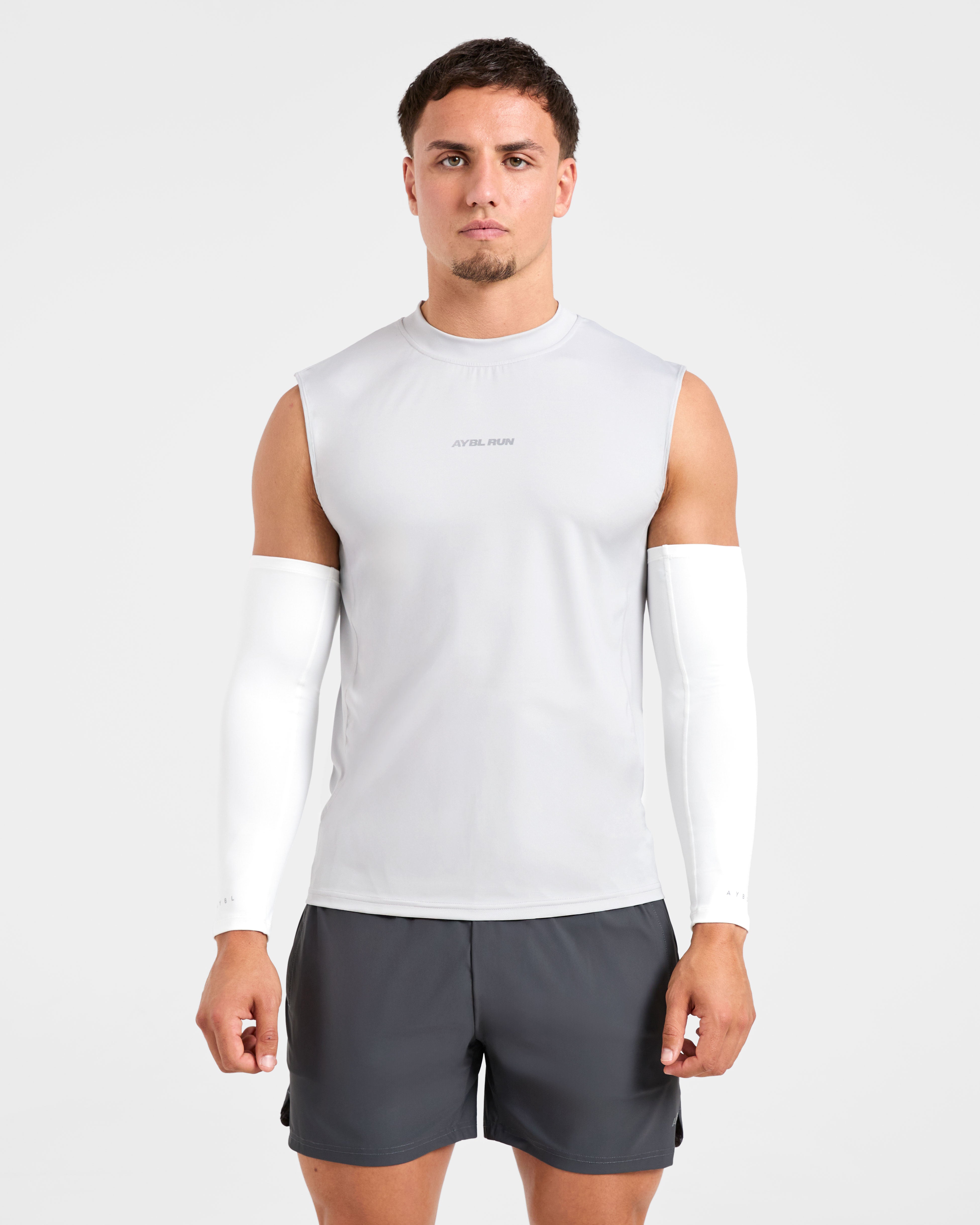 Base Layer Arm Sleeves - Wit