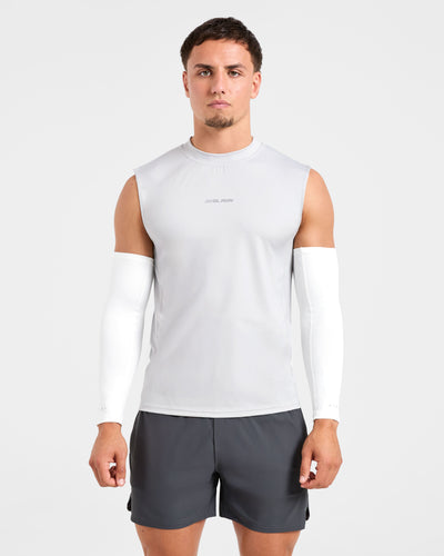 Base Layer Arm Sleeves - Wit