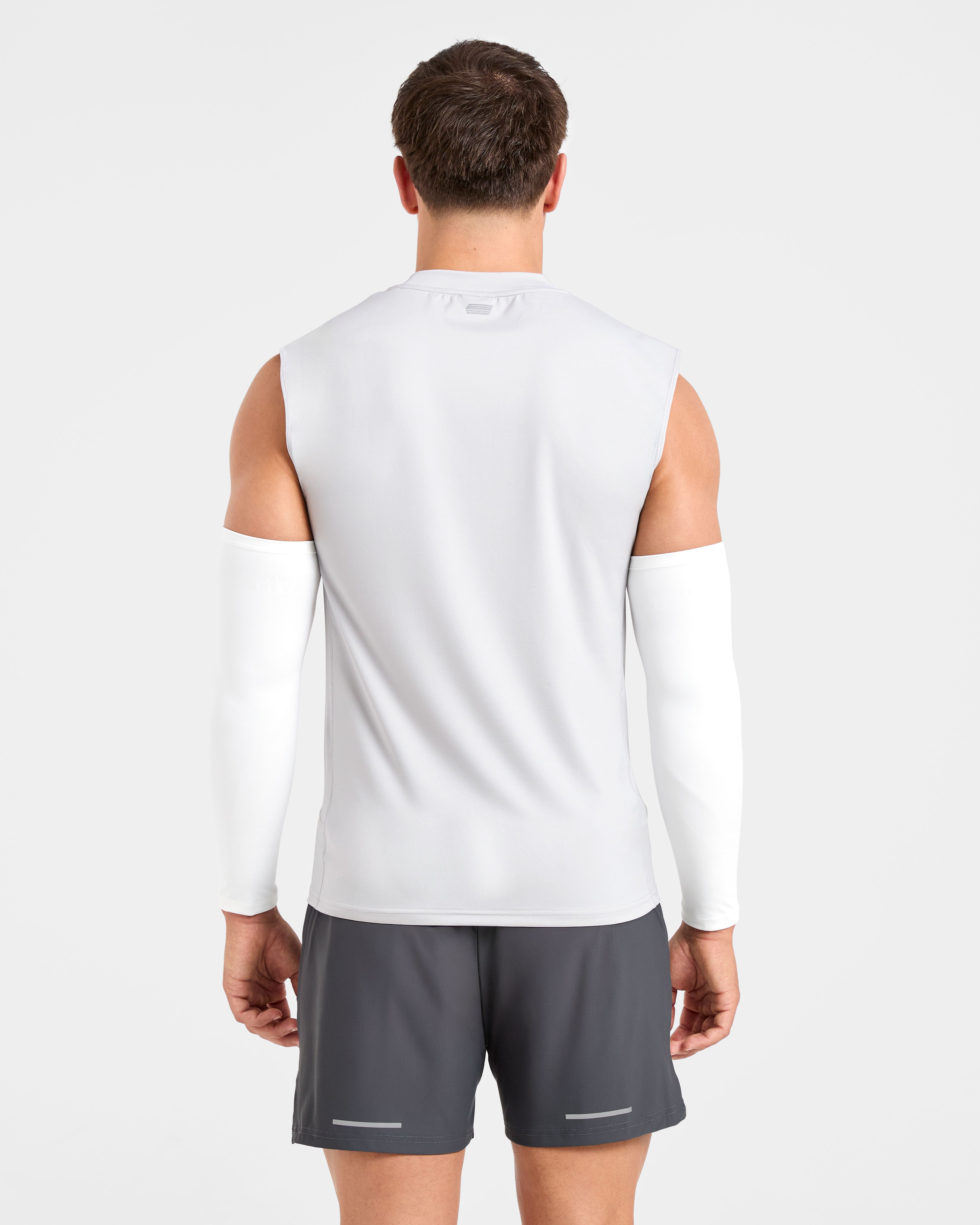Base Layer Arm Sleeves - Wit