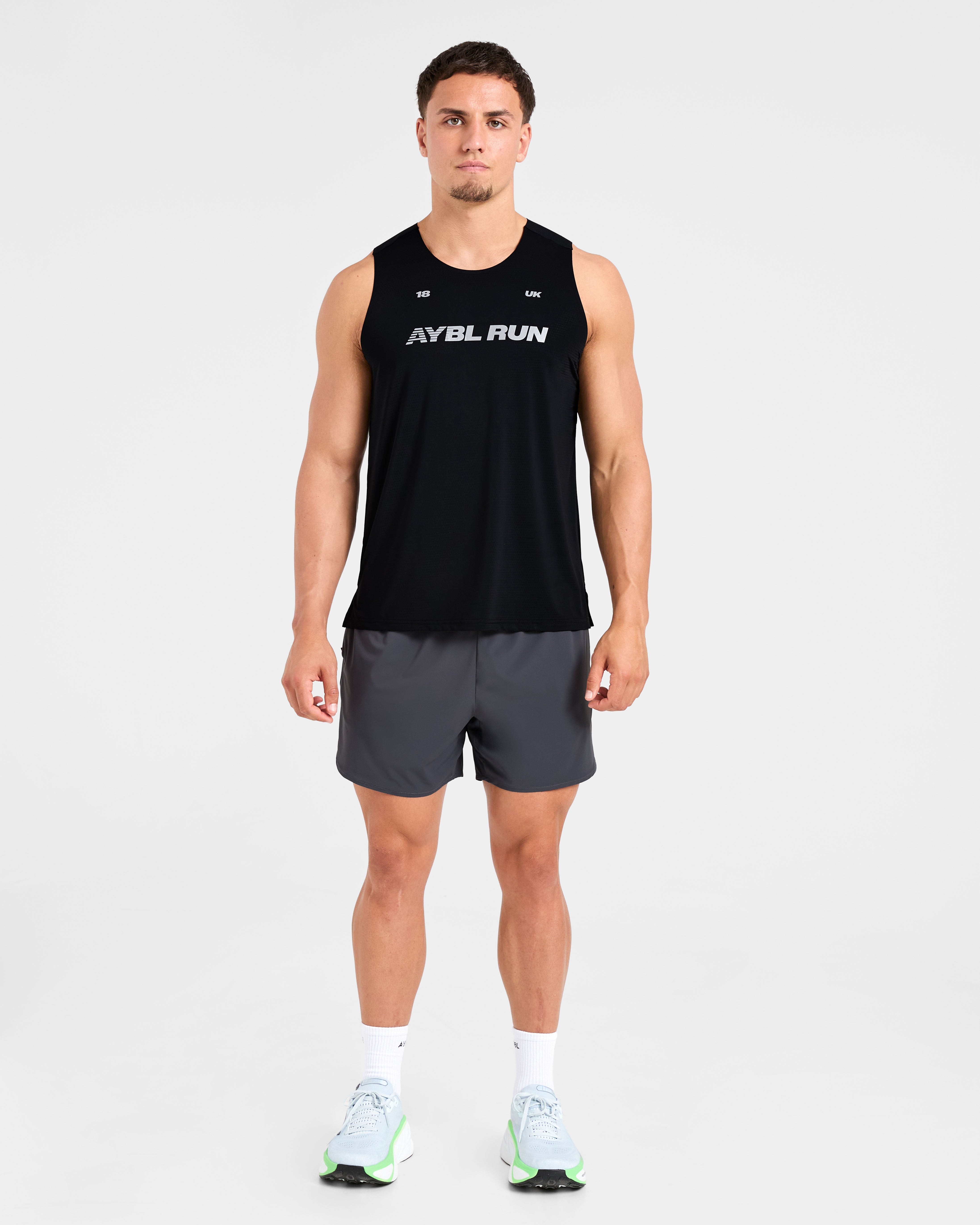Run Speed Shorts - Hurricane Grijs