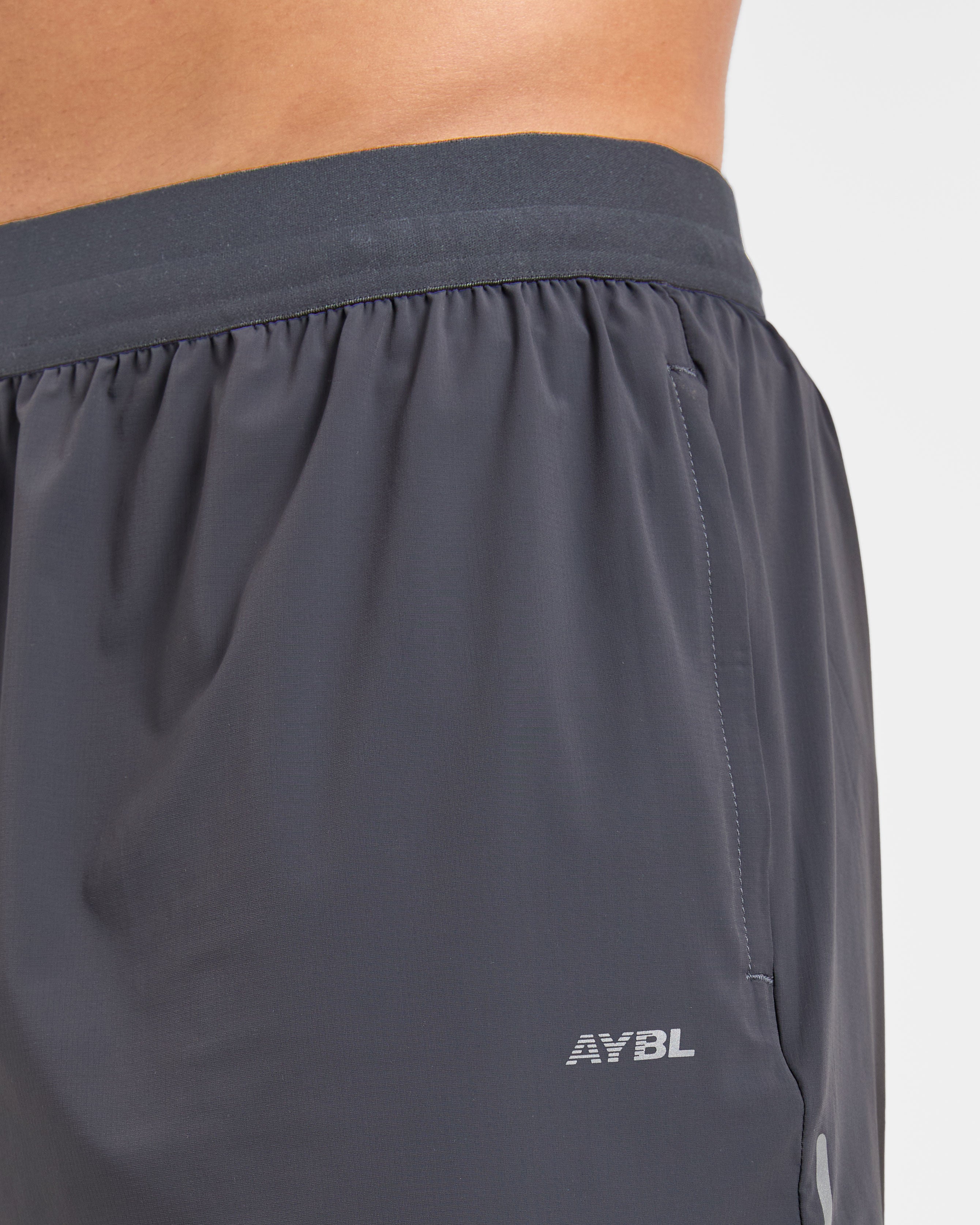 Run Speed Shorts - Hurricane Grijs