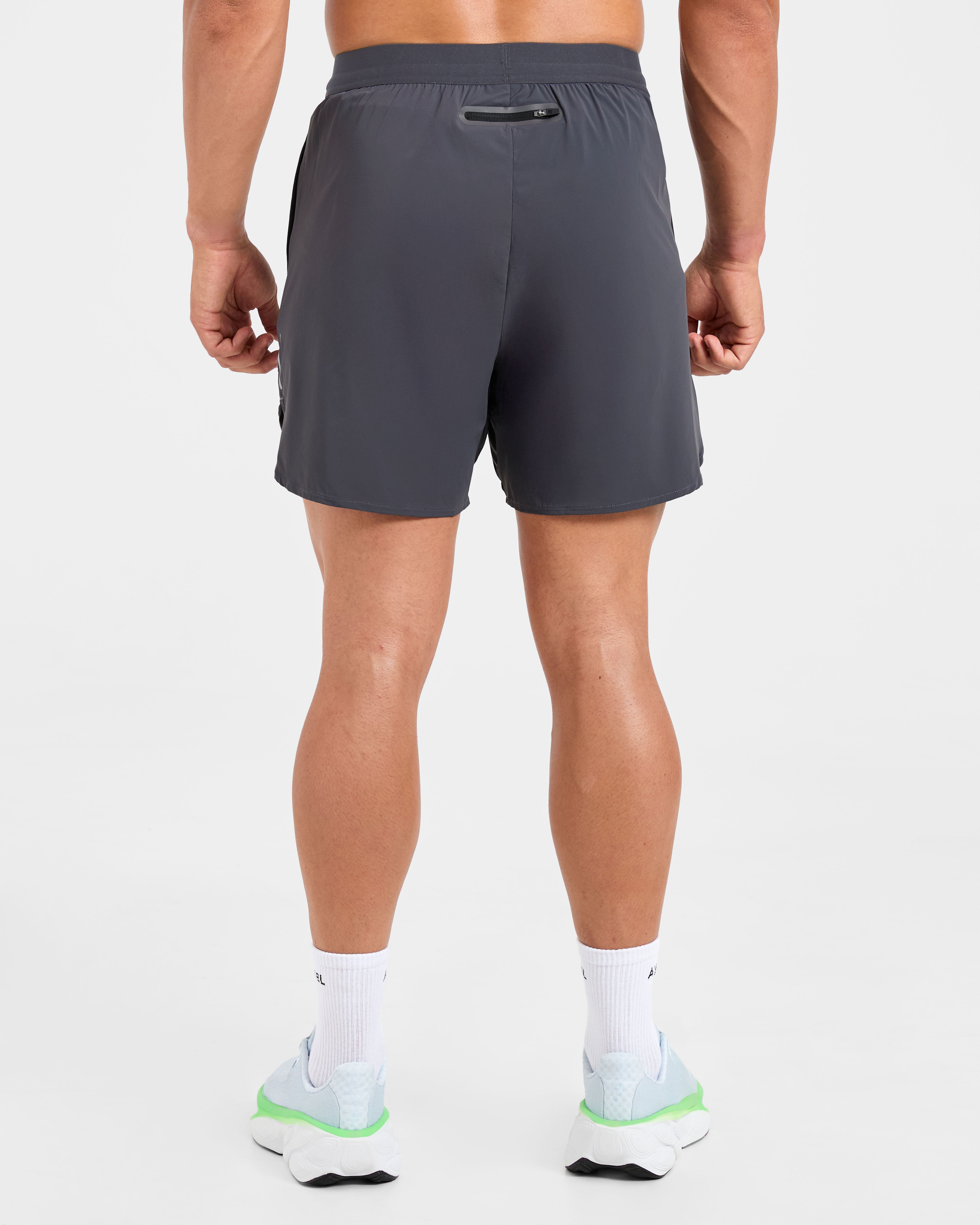 Run Speed Shorts - Hurricane Grijs