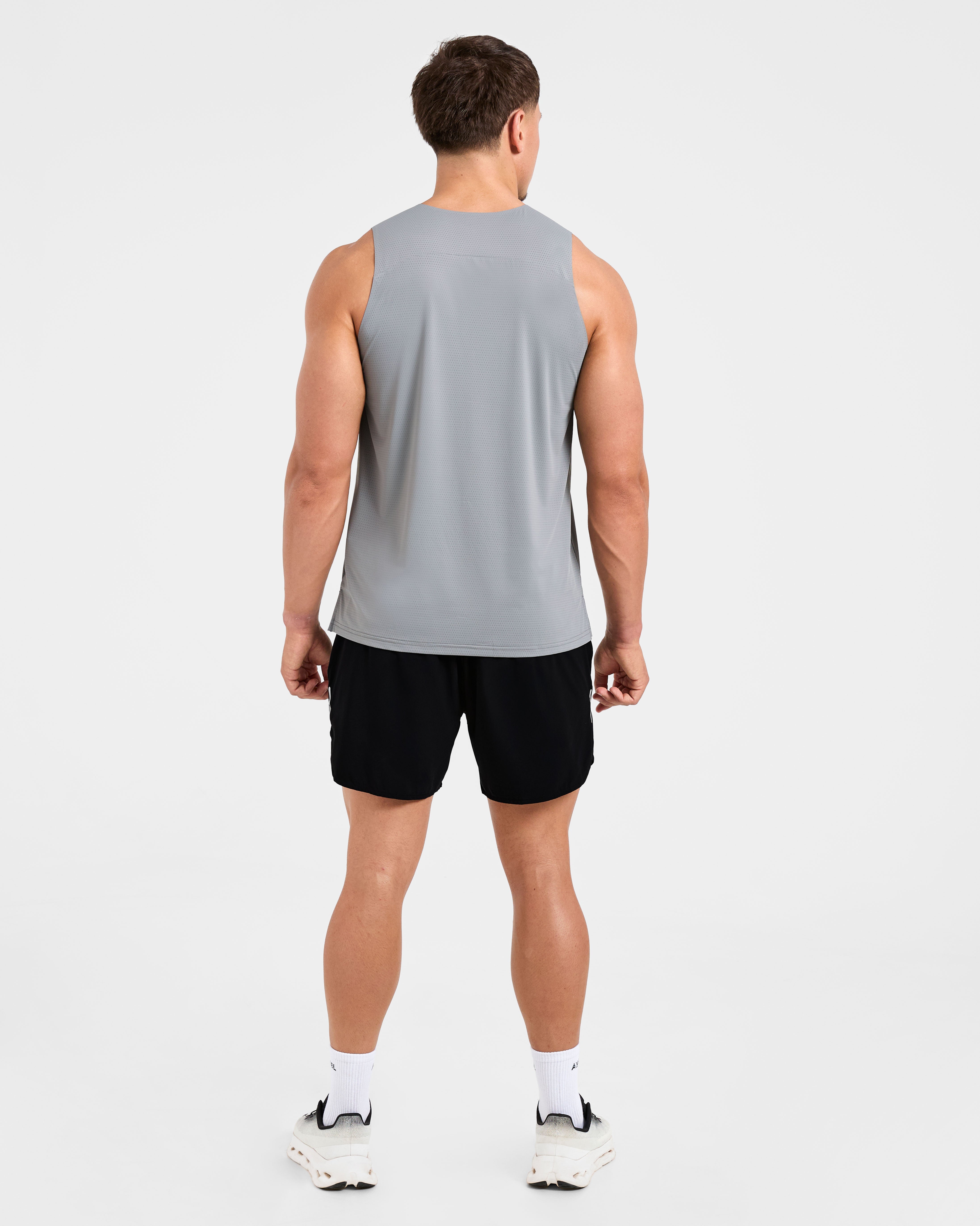 Run Loose Tank - Thunder Grijs