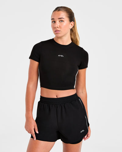 Run Top - Zwart