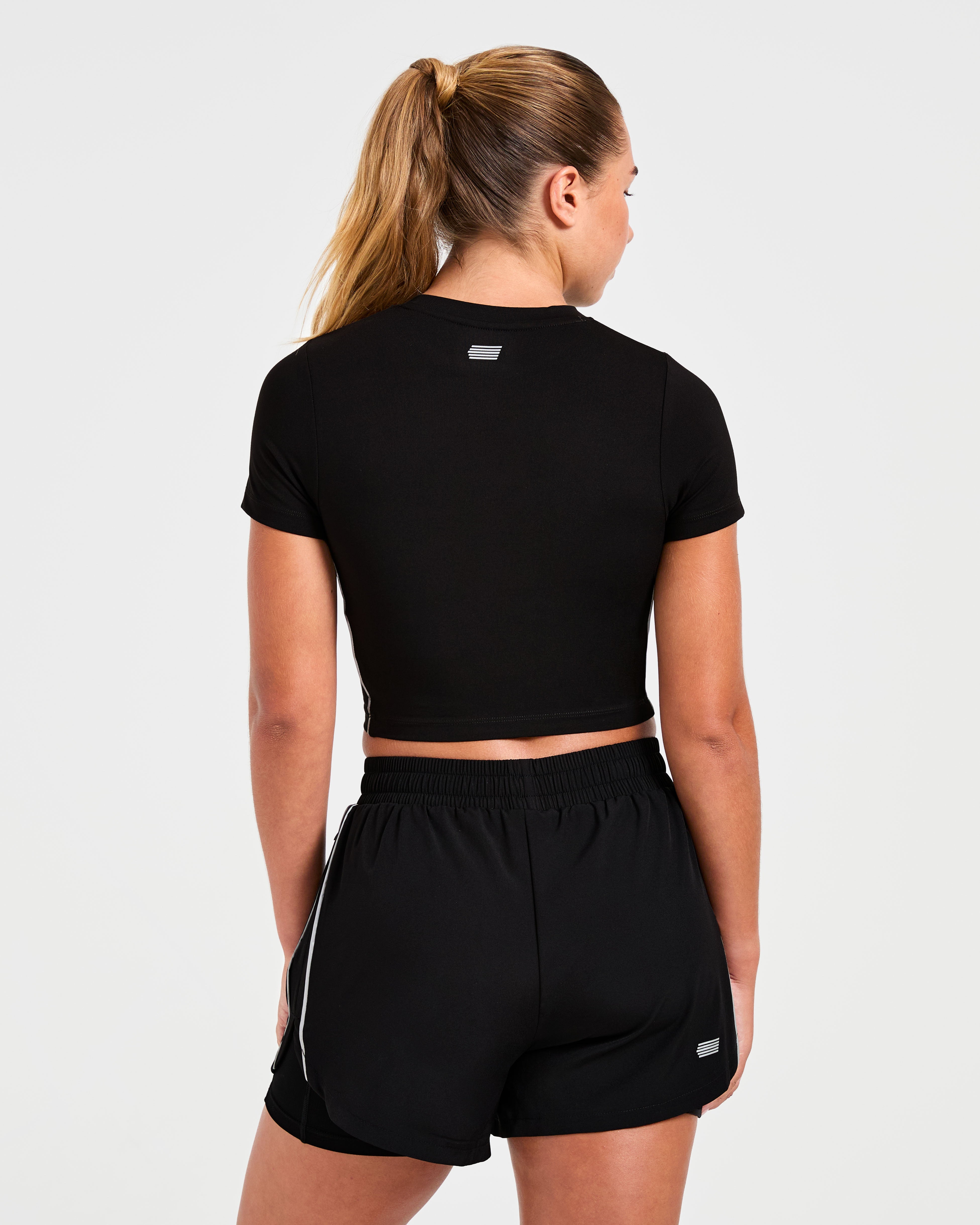 Run Top - Zwart
