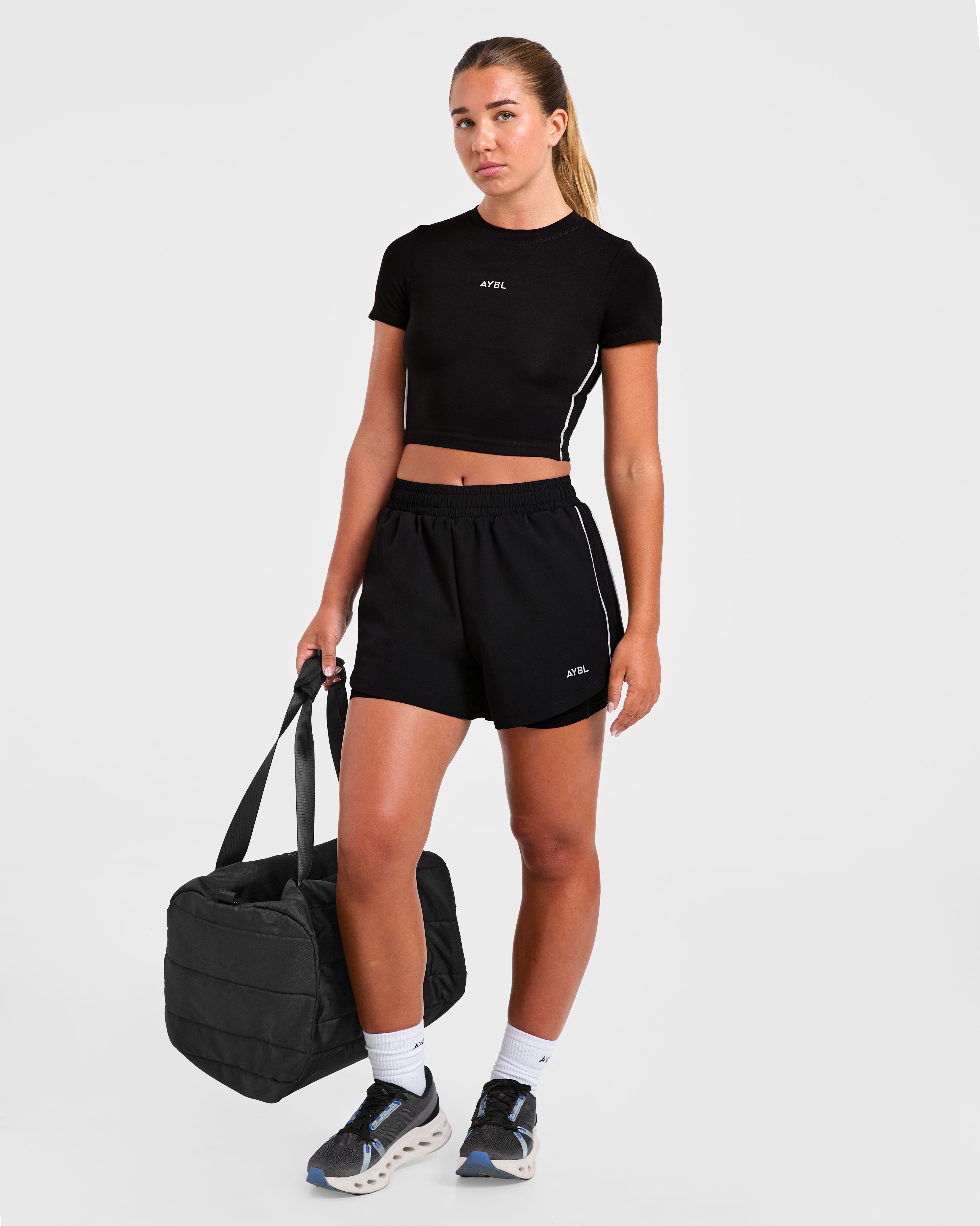 Run Top - Zwart