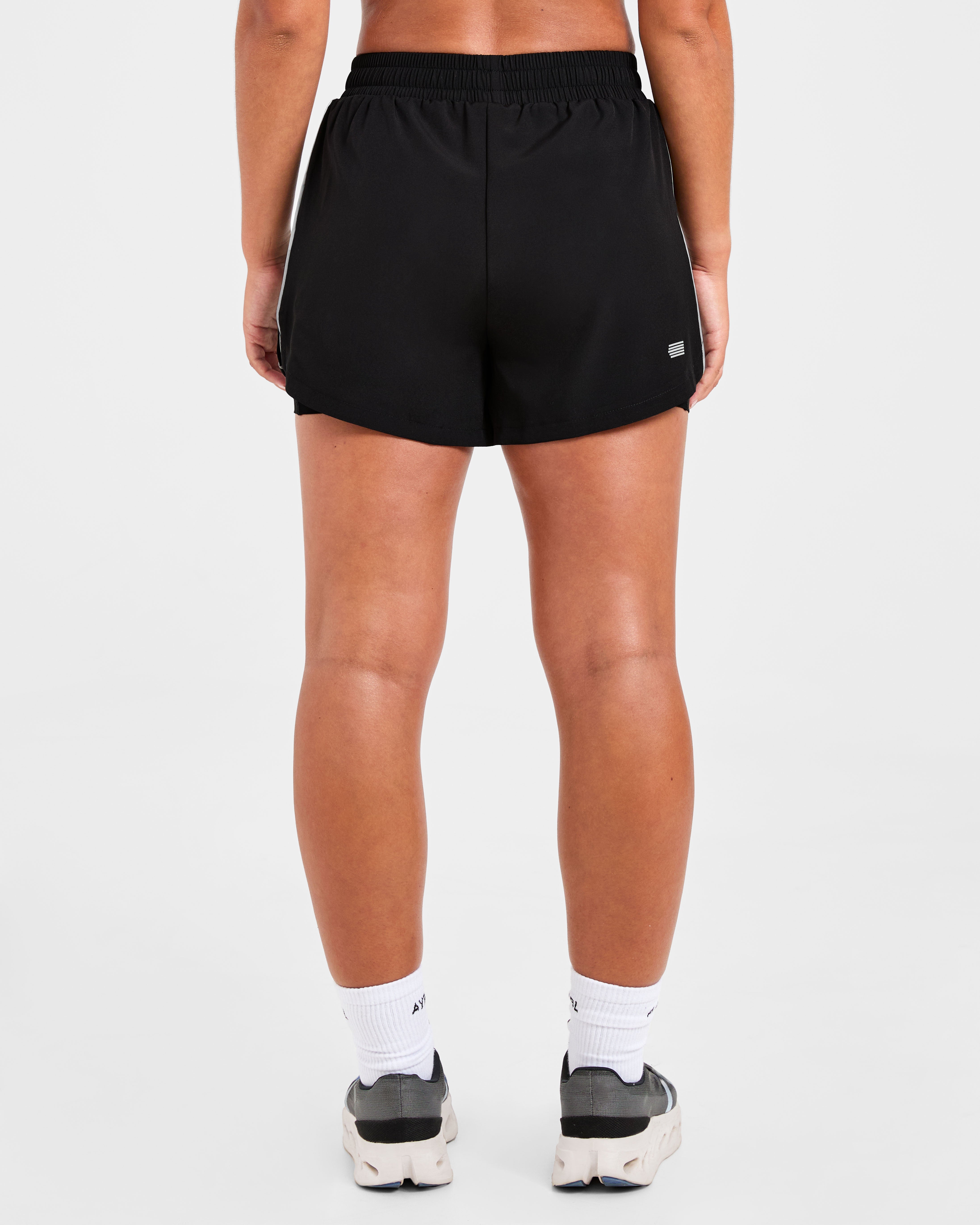 Run 2 in 1 Shorts - Zwart