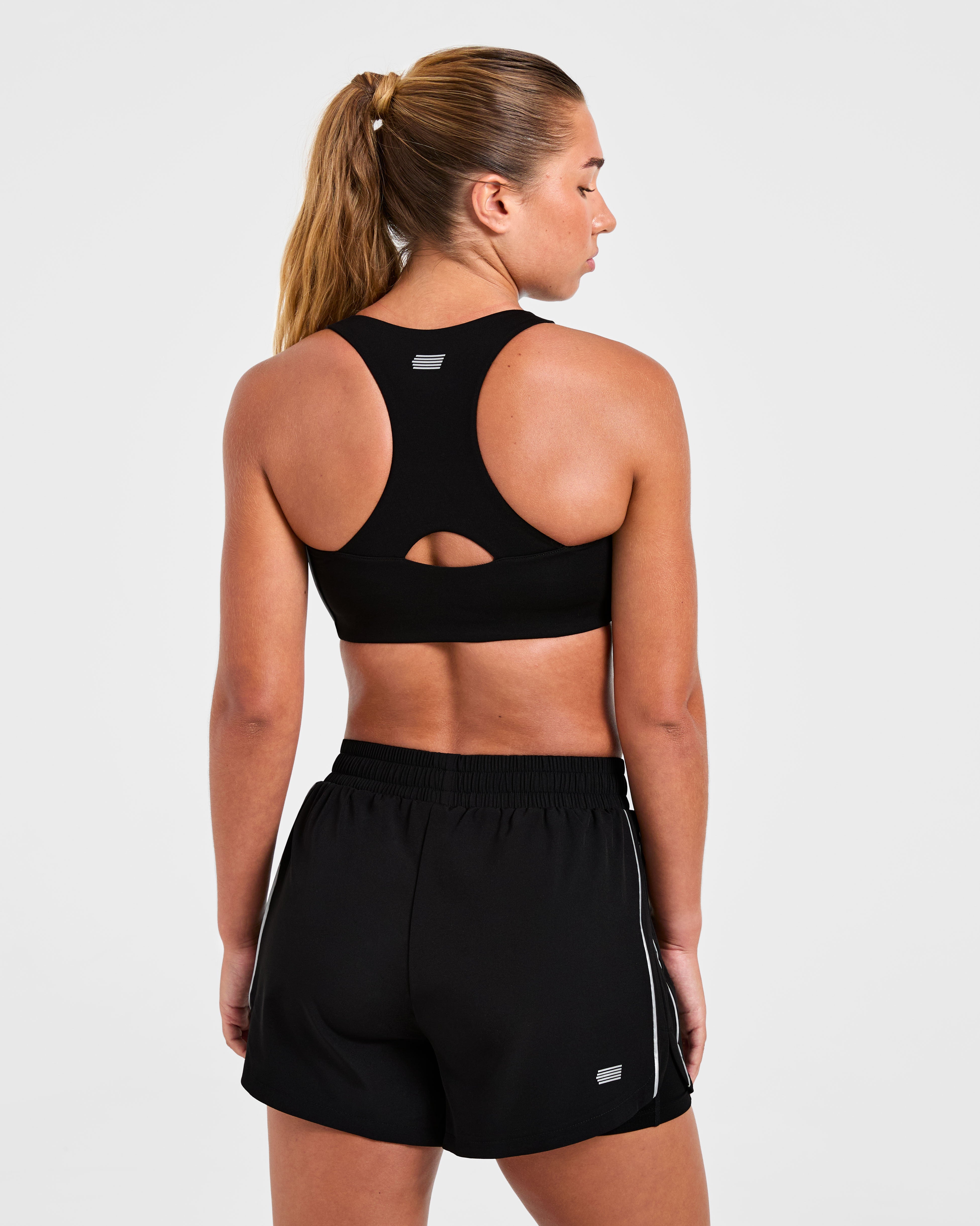 Run Sports Bra - Zwart