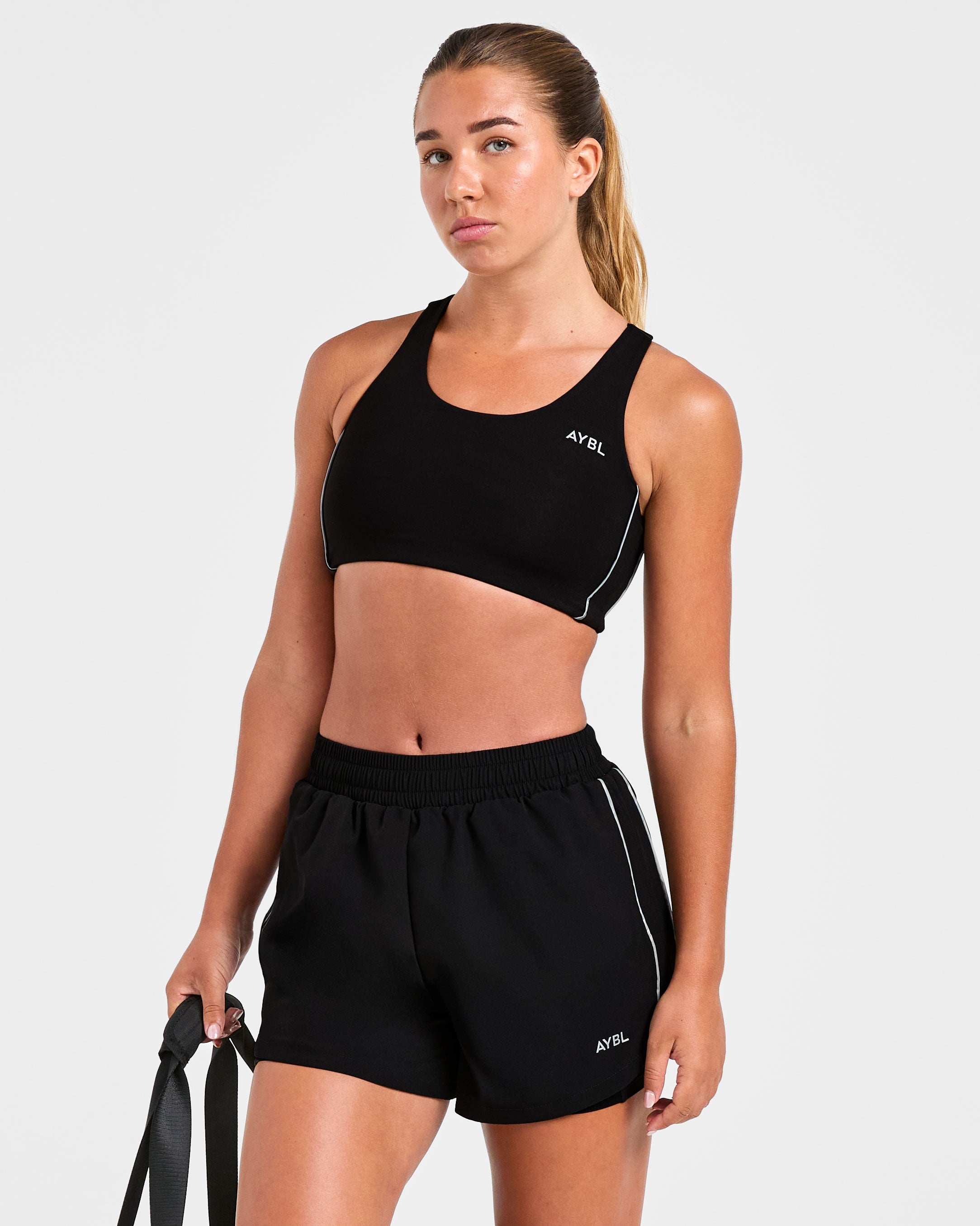 Run Sports Bra - Zwart