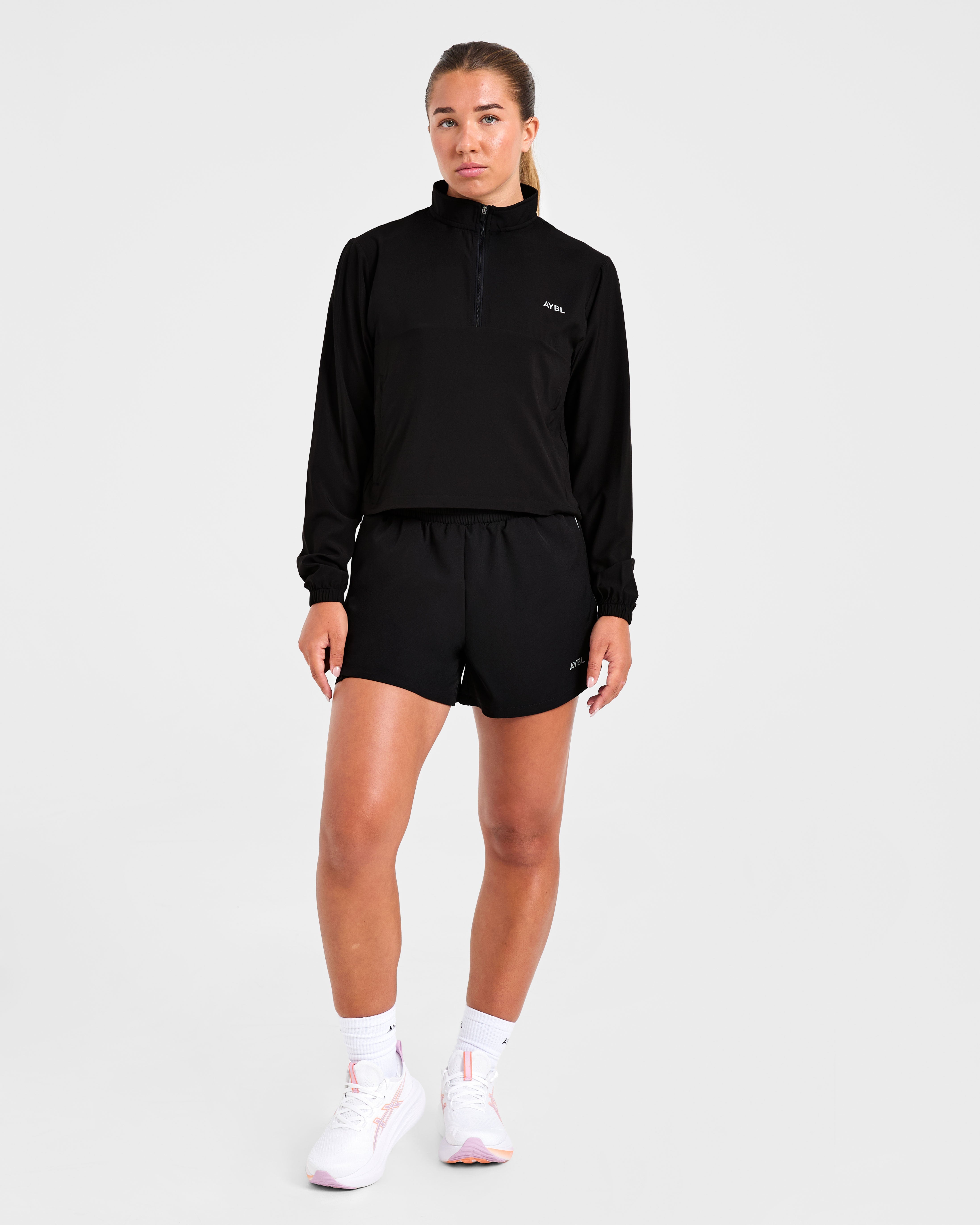 Run 1/2 Zip Jacket - Zwart