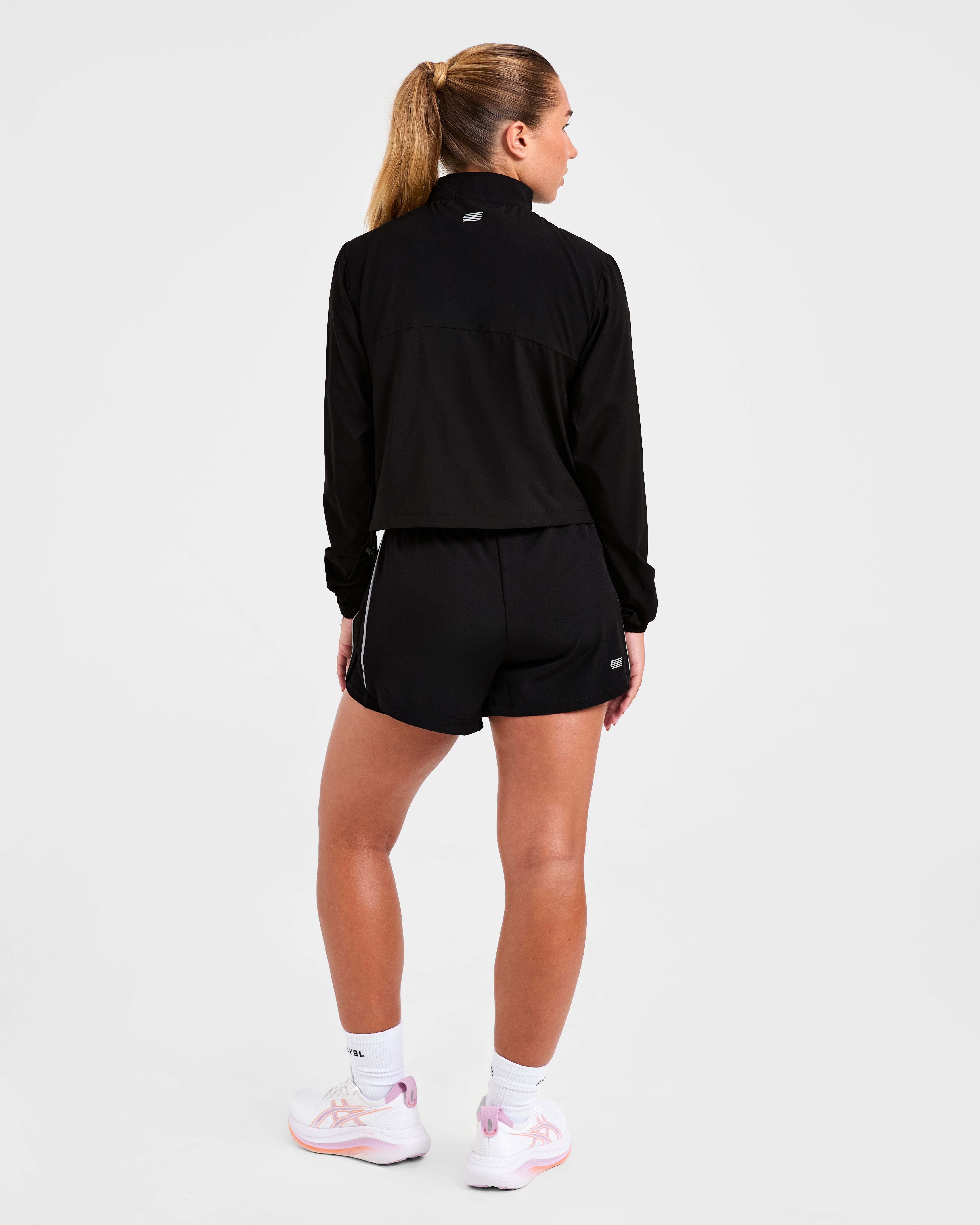 Run 1/2 Zip Jacket - Zwart