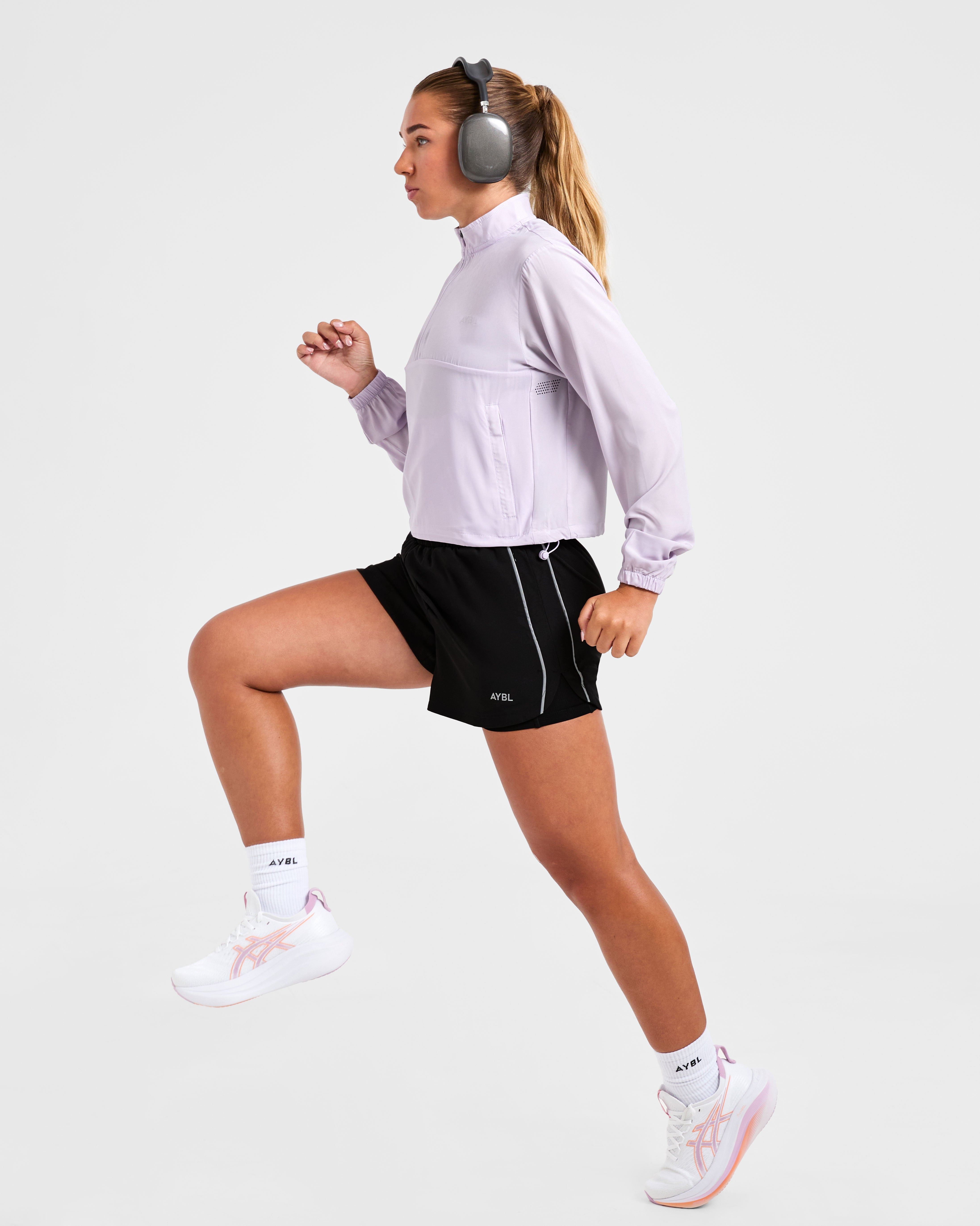 Run 1/2 Zip Jacket - Ice Lilac