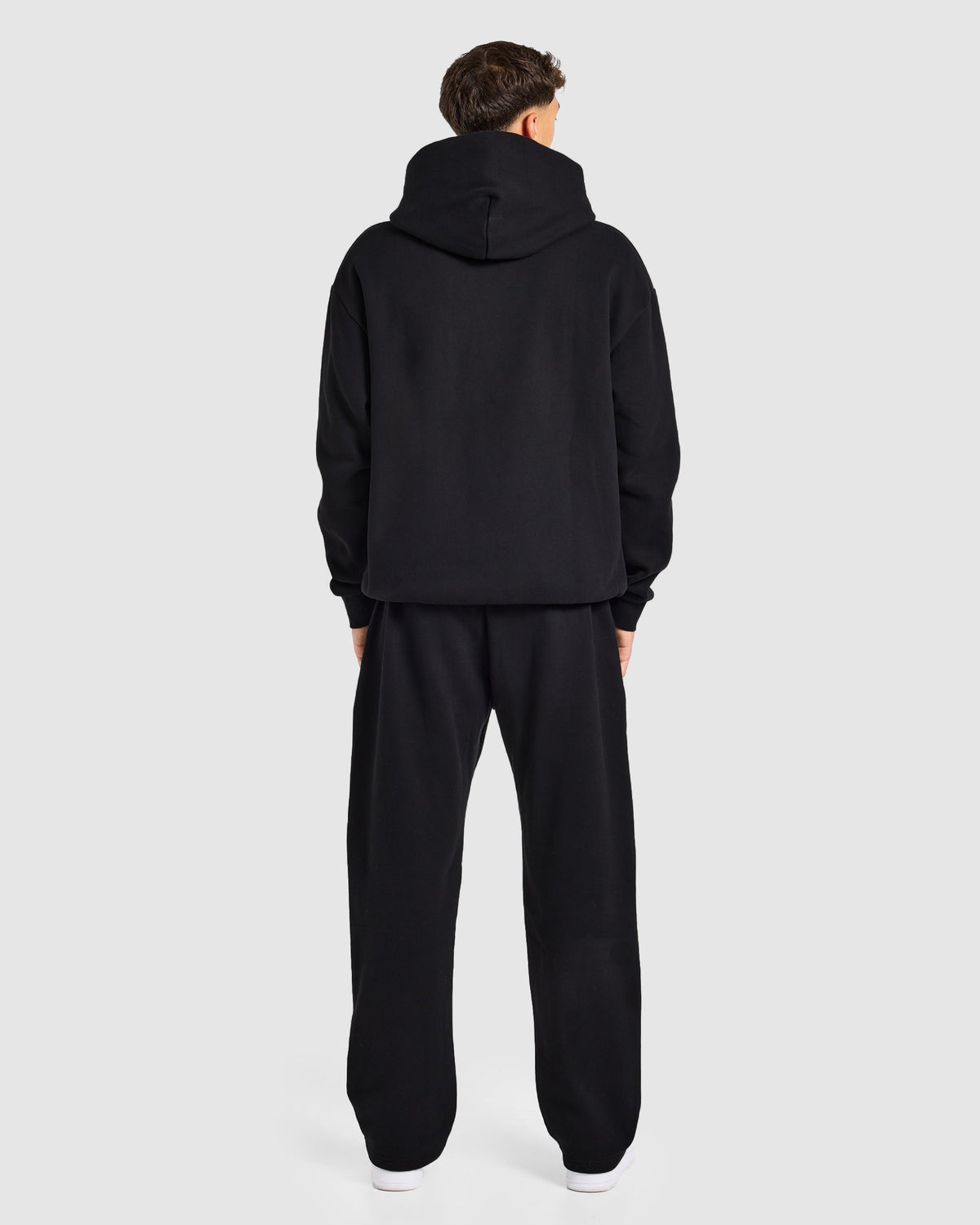 AYBL Society Oversized Straight Leg Joggers - Zwart