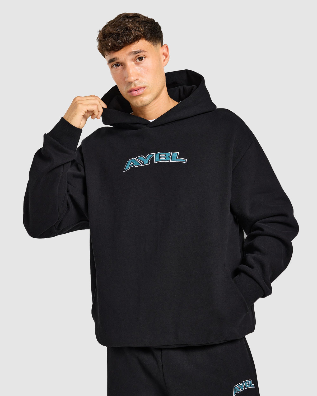 AYBL Society Oversized Hoodie - Zwart
