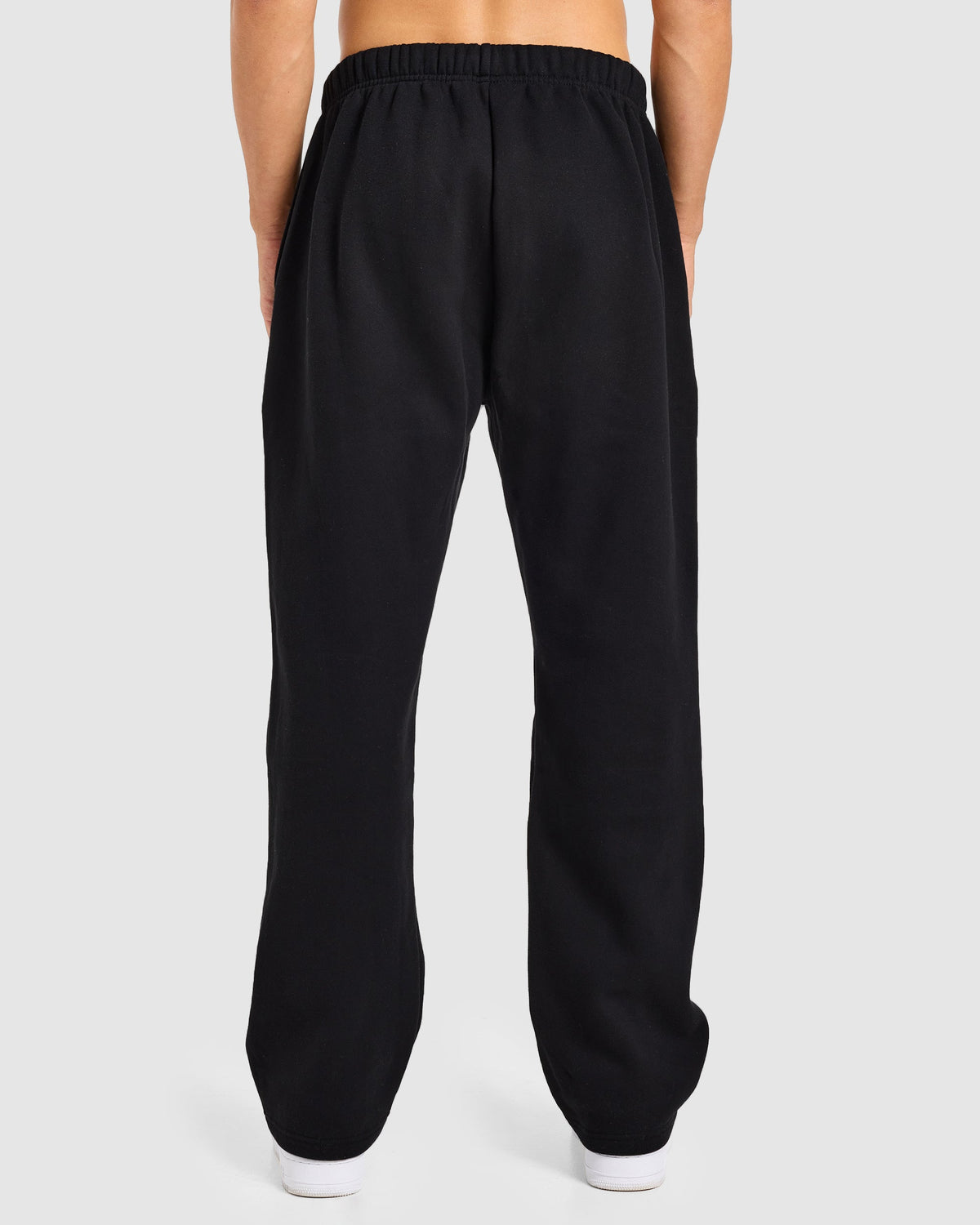 AYBL Society Oversized Straight Leg Joggers - Zwart