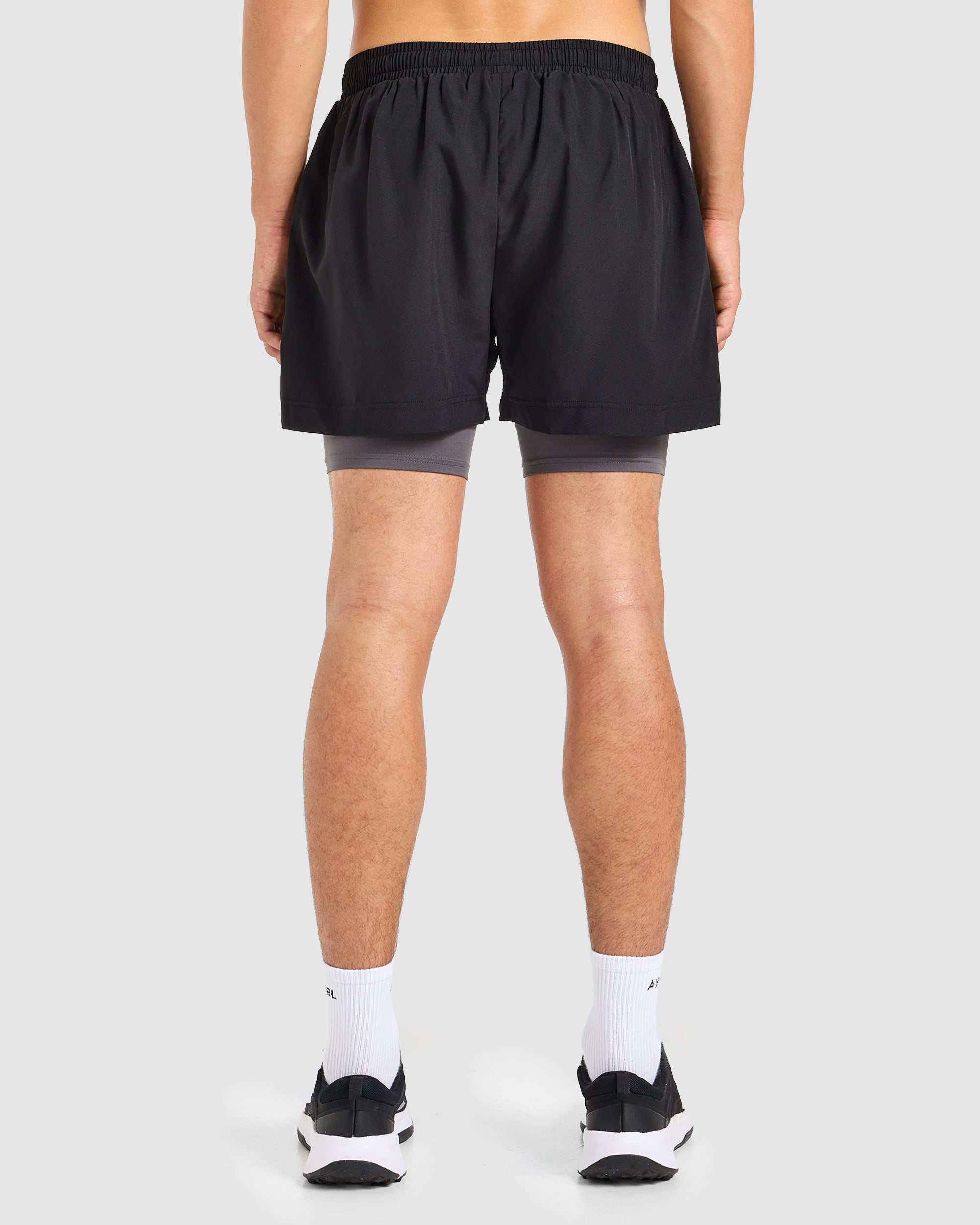 Core 2 in 1 Shorts - Zwart/Charcoal