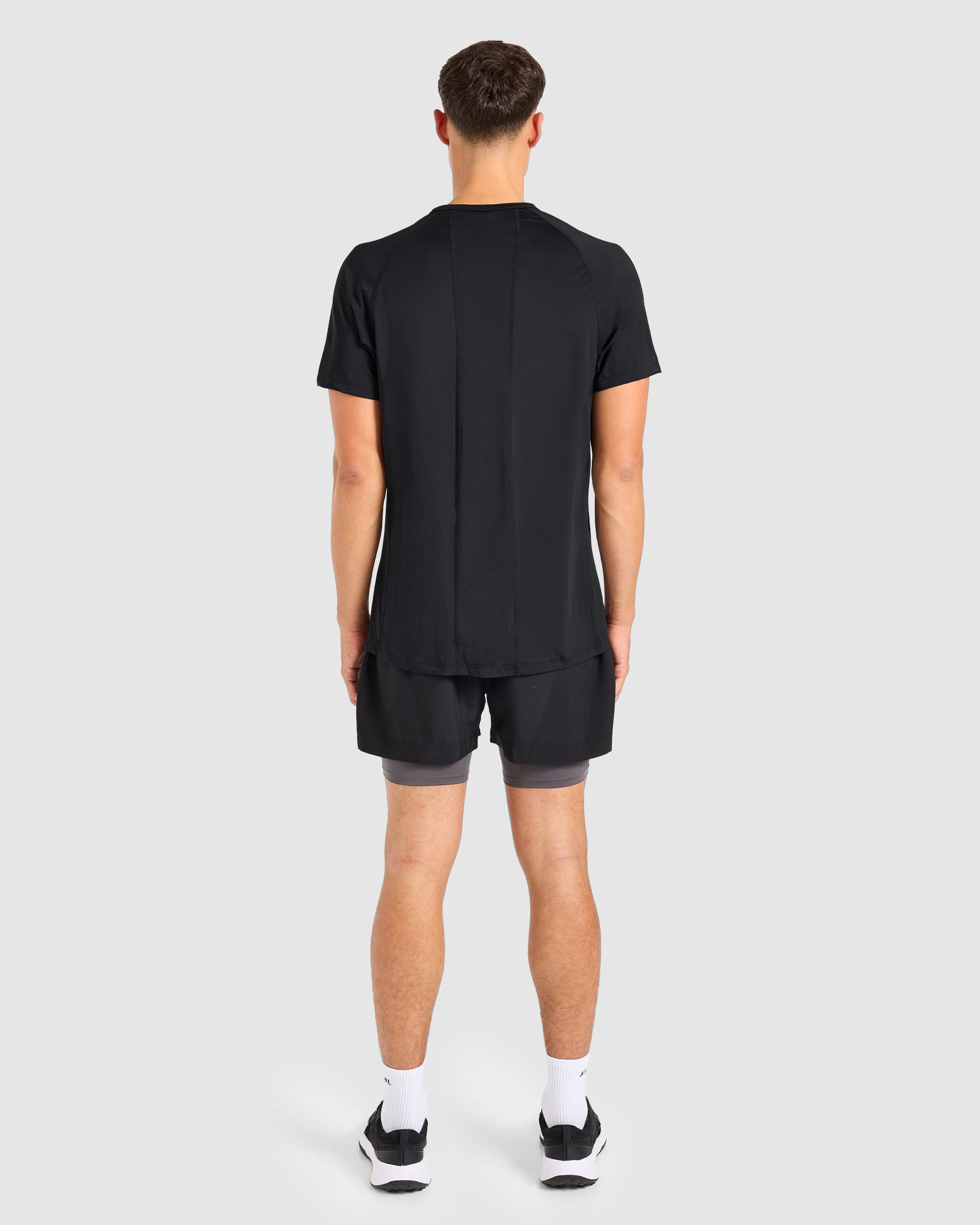 Core 2 in 1 Shorts - Zwart/Charcoal
