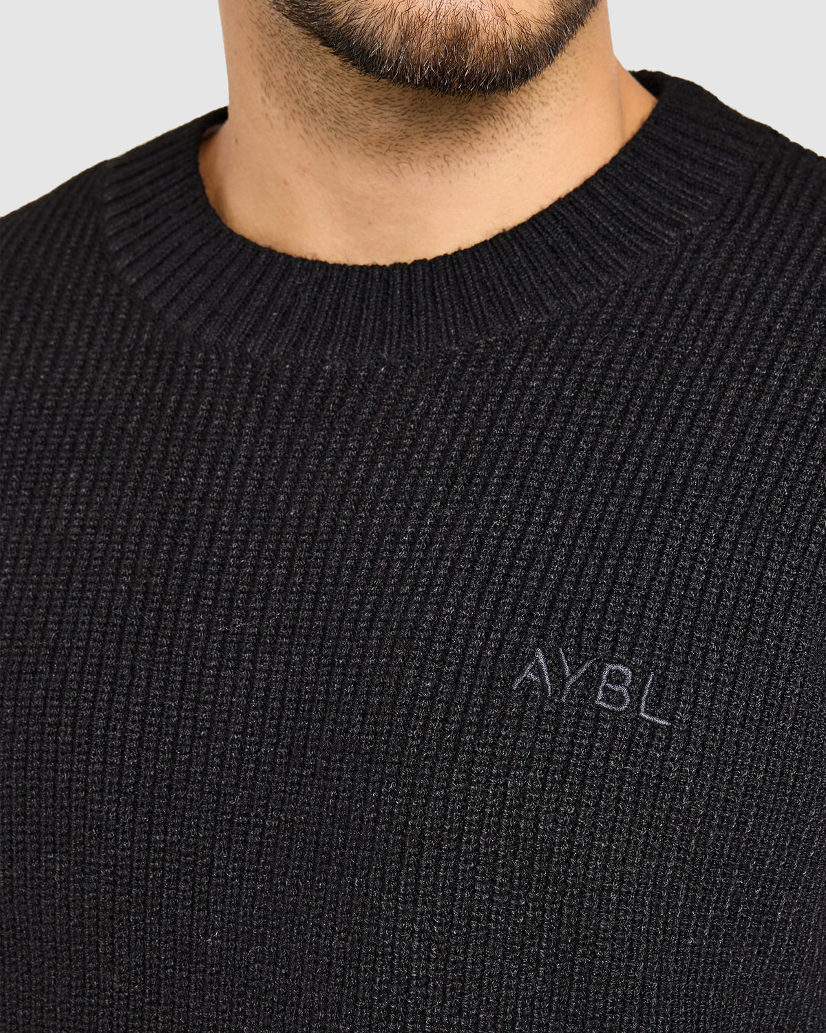 Signature Knitted Sweater - Zwart
