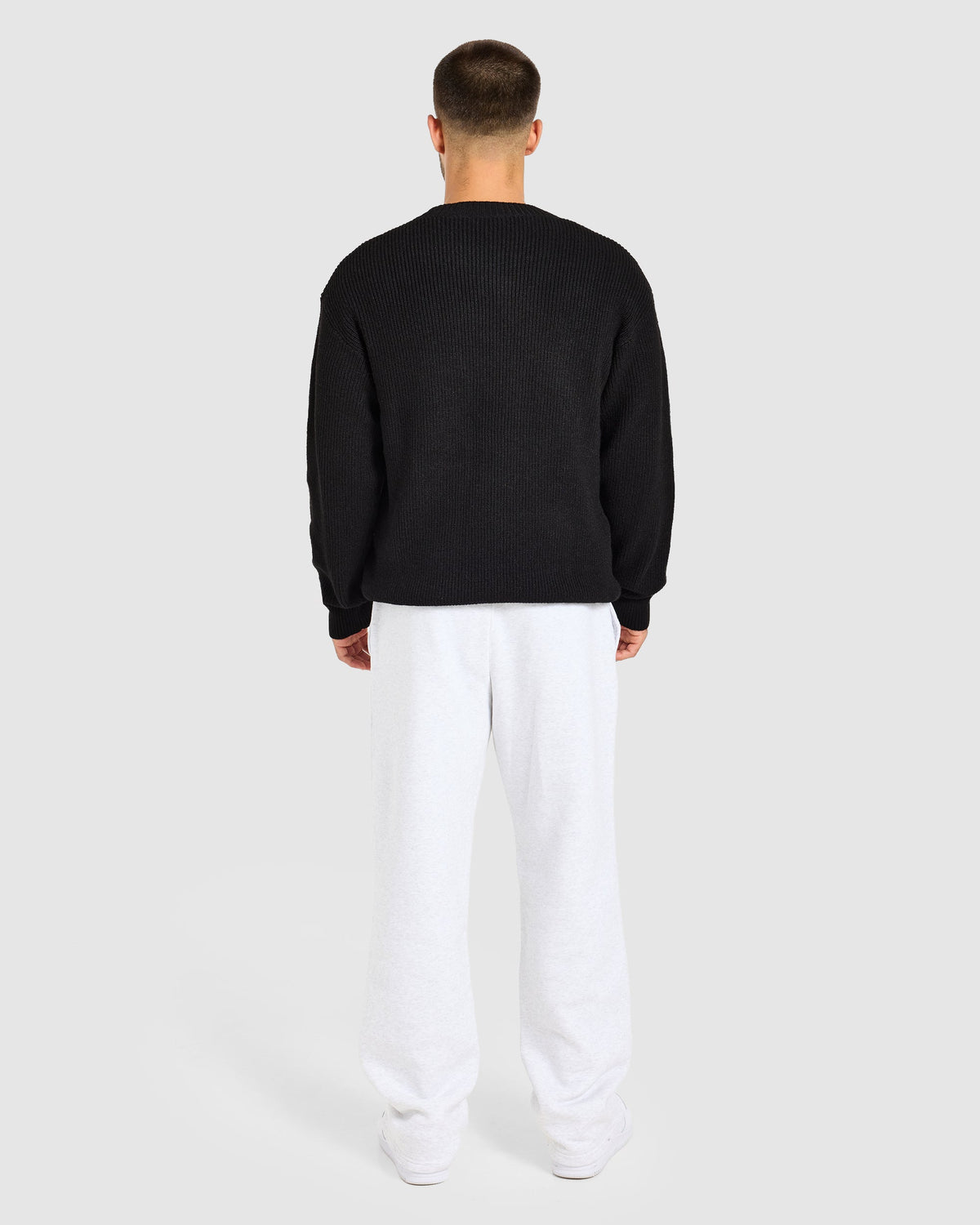 Signature Knitted Sweater - Zwart
