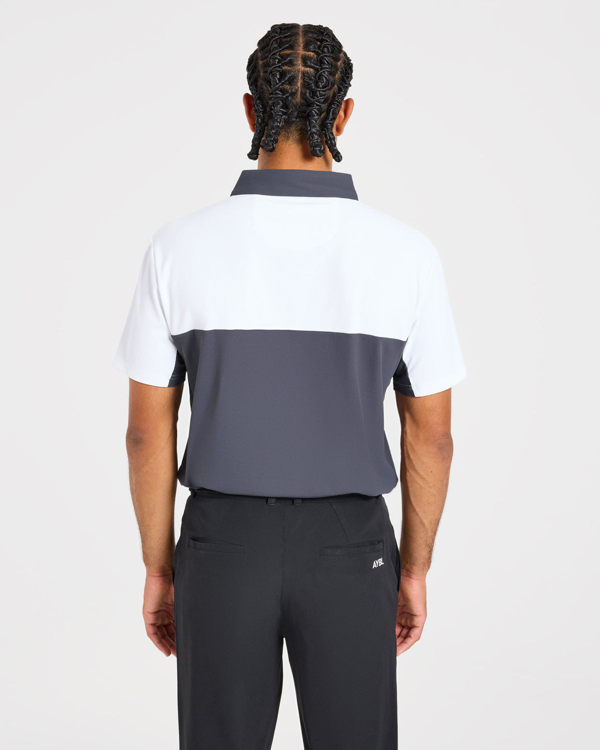 Precision Block Polo - Charcoal