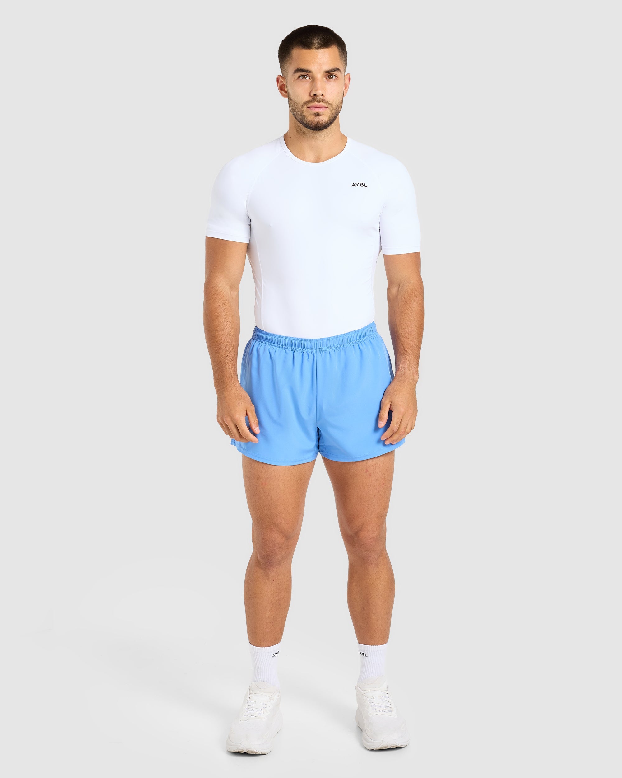 Core 3" Shorts - Muted Blauw