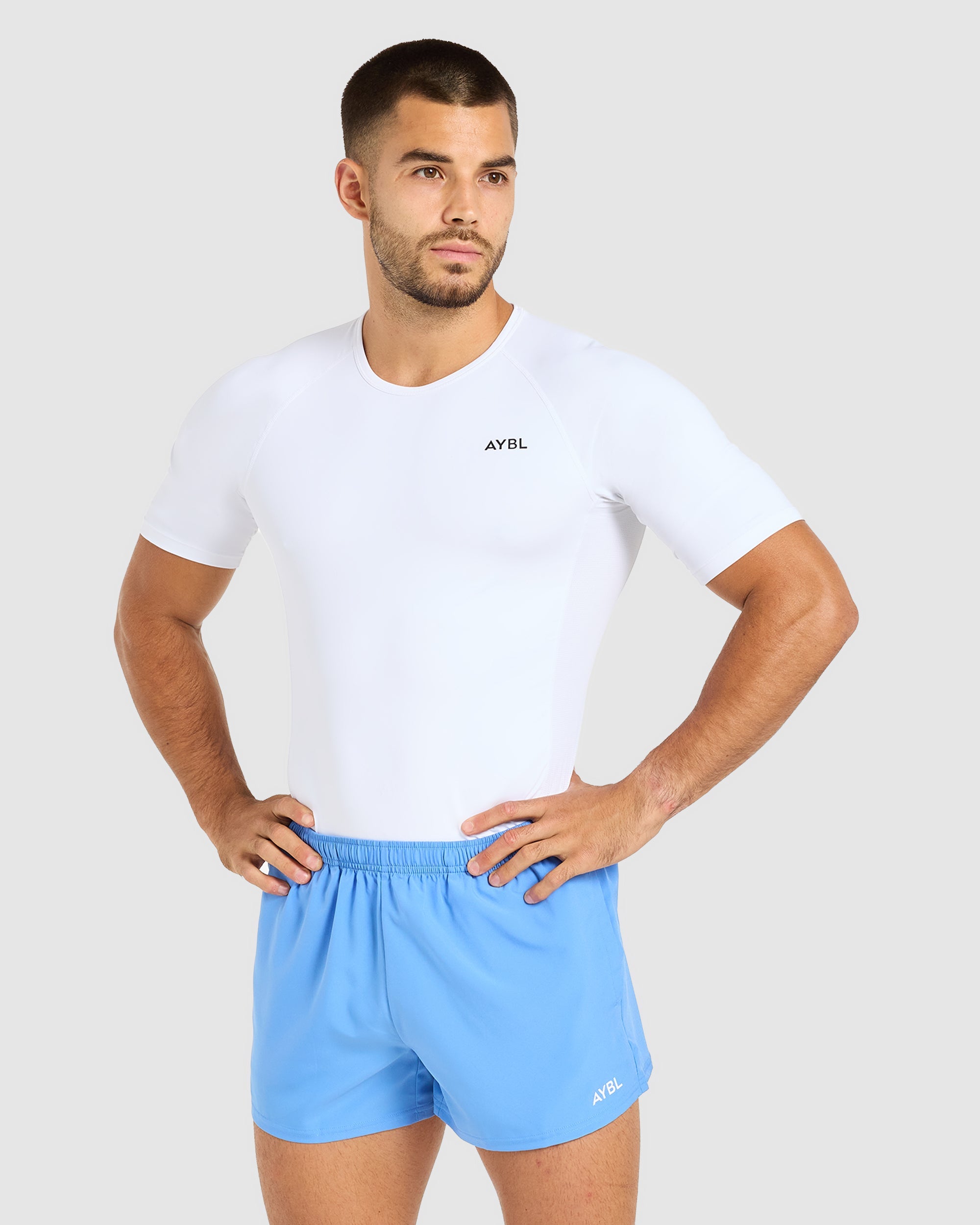 Core 3" Shorts - Muted Blauw