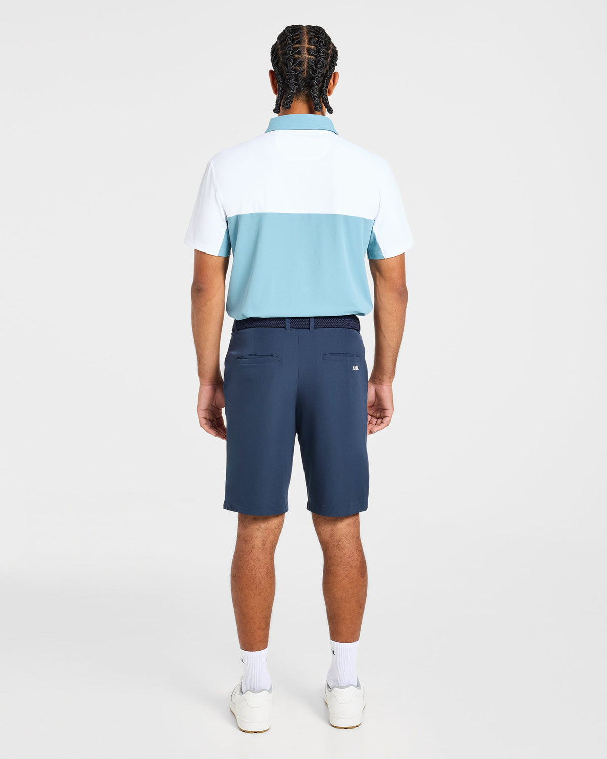 Precision Block Polo - Light Blauw