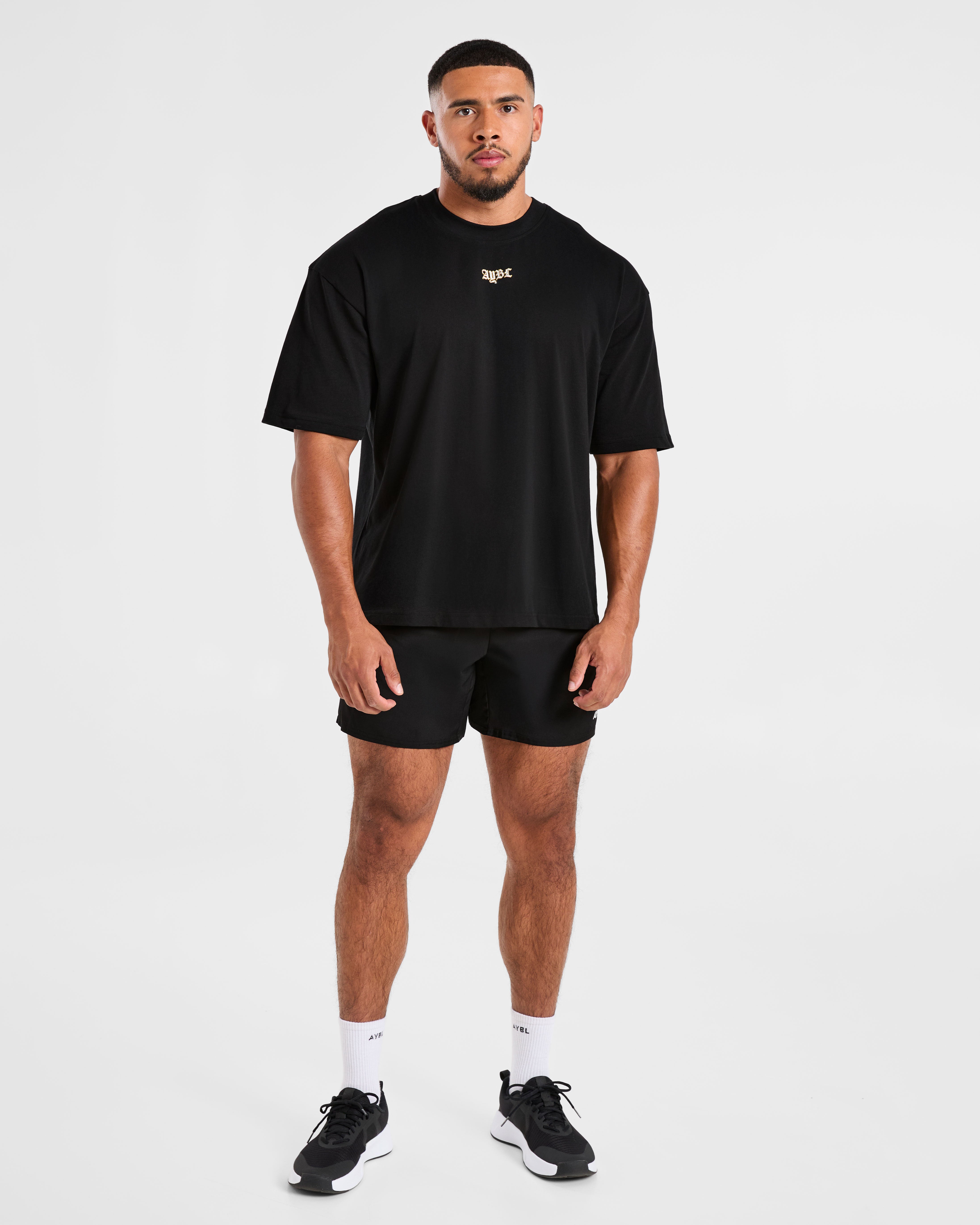 Wesley Vissers x Golden Mentality Oversized T Shirt - Zwart