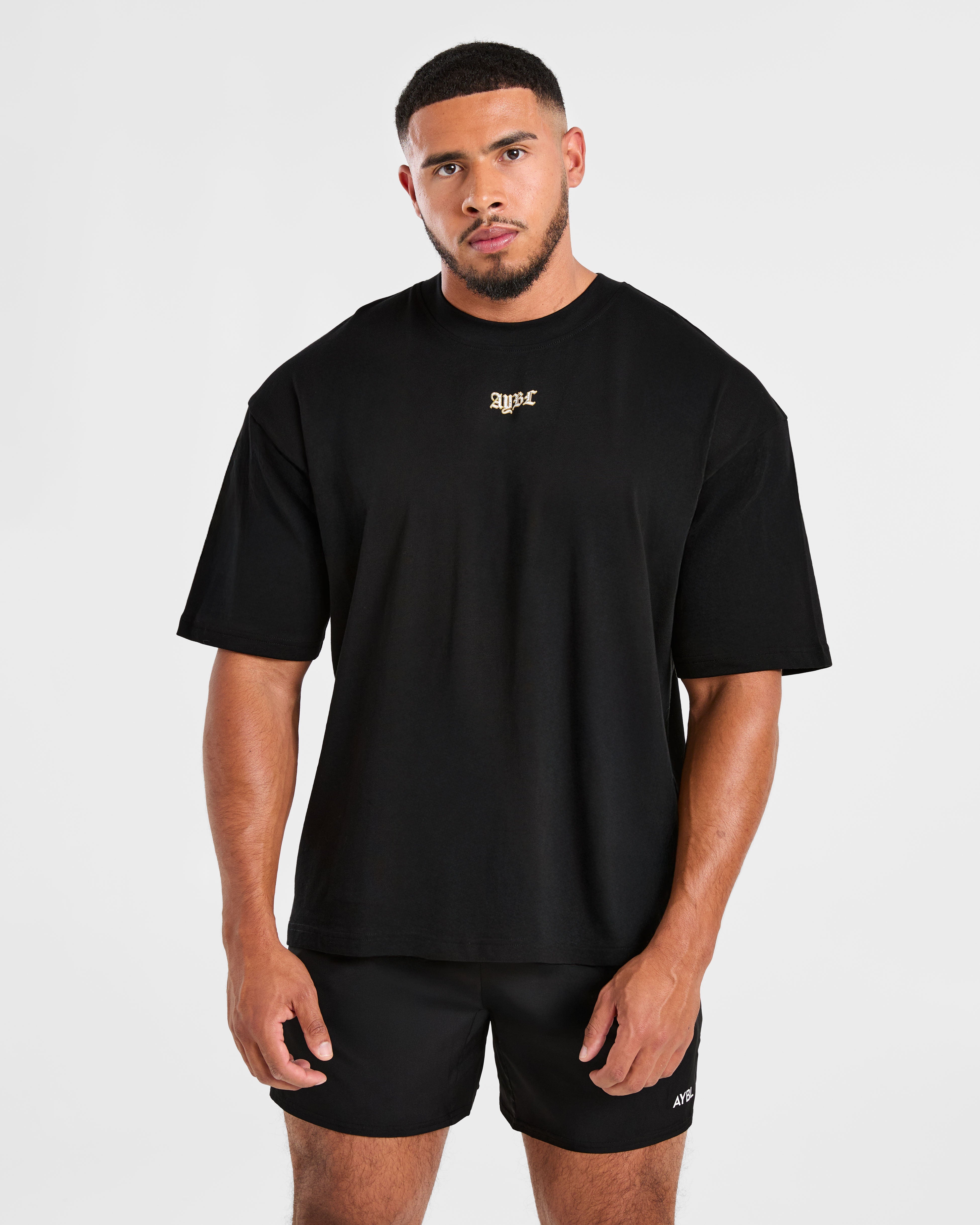 Wesley Vissers x Golden Mentality Oversized T Shirt - Zwart