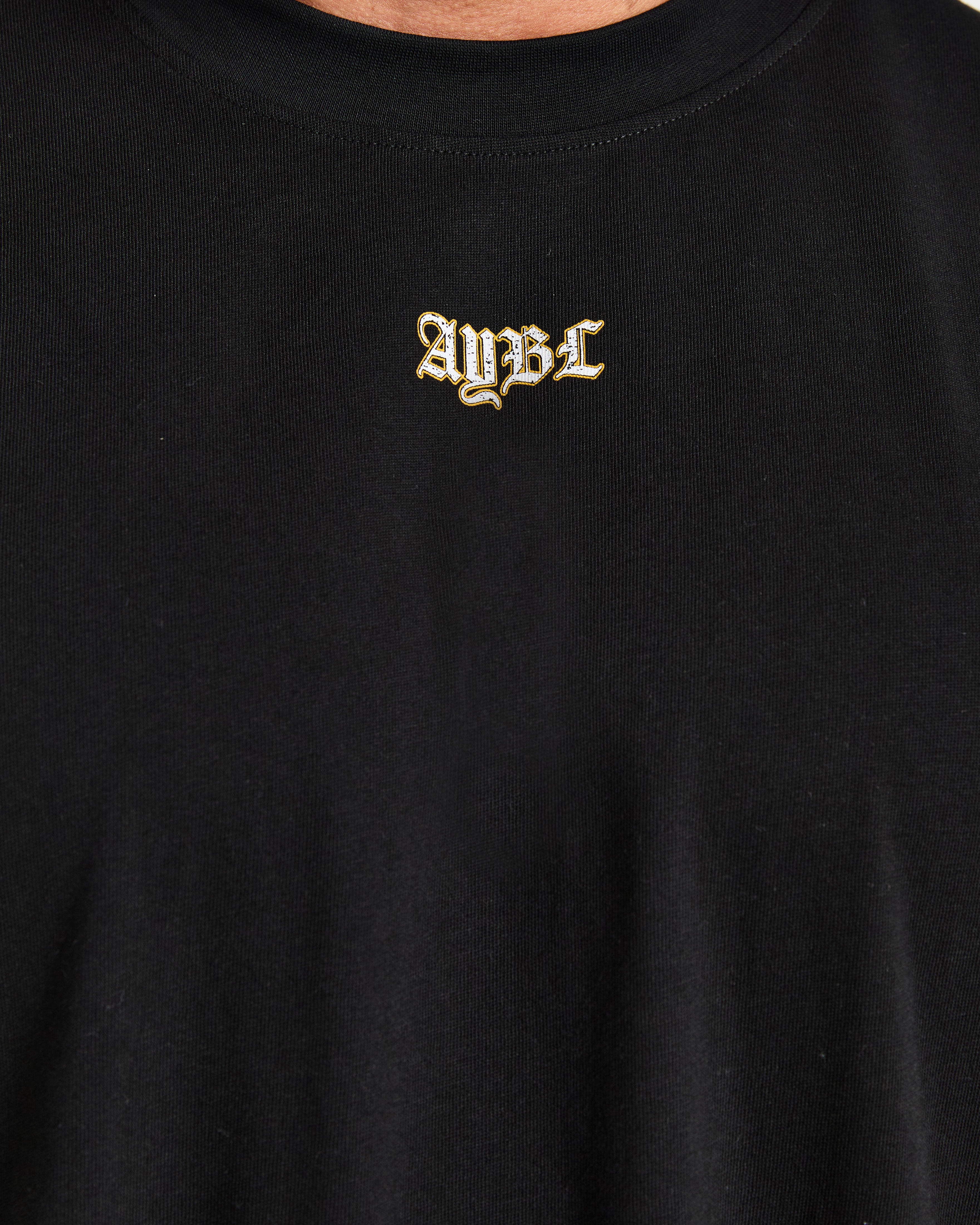 Wesley Vissers x Golden Mentality Oversized T Shirt - Zwart