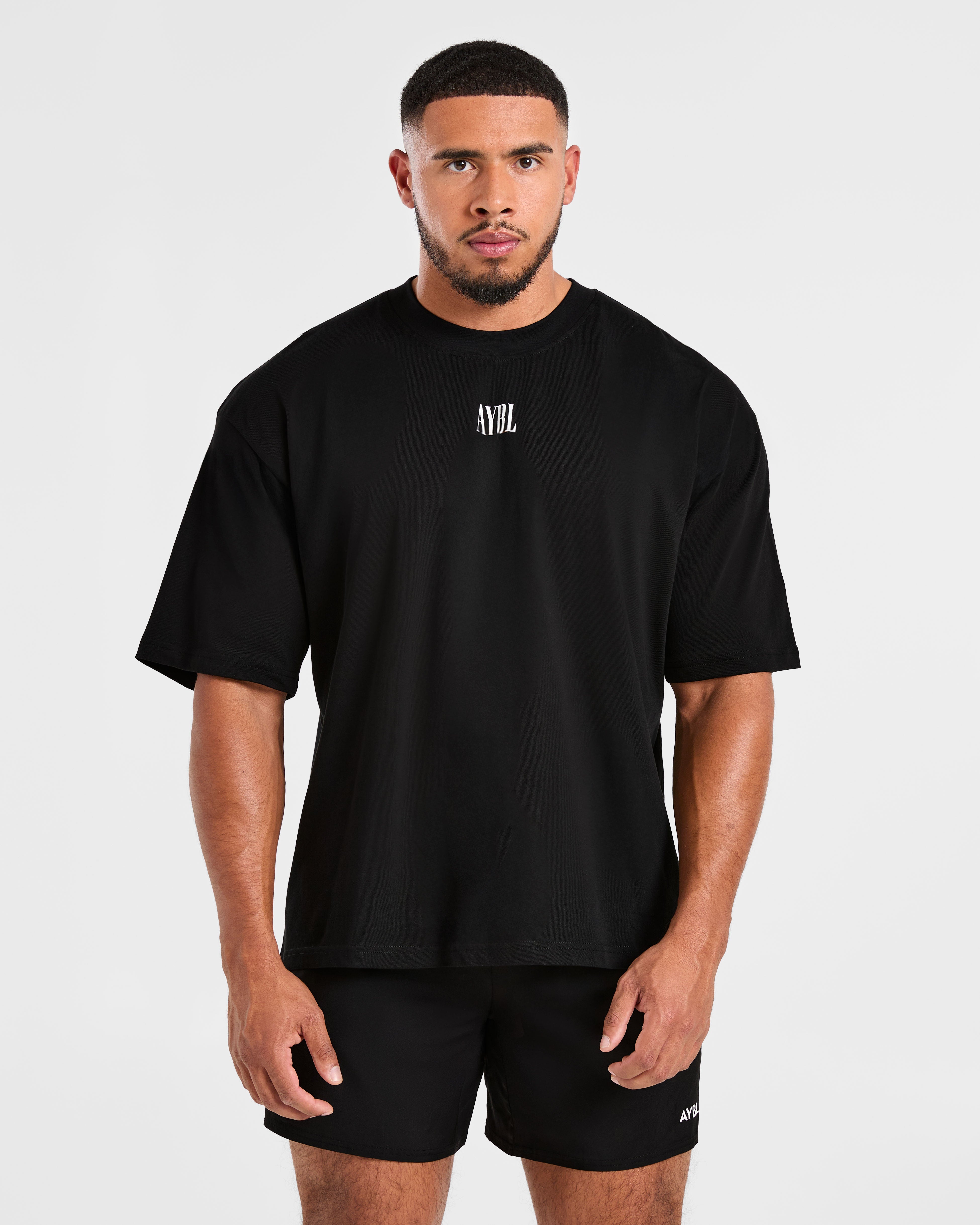Wesley Vissers x Champion Mindset Oversized T Shirt - Zwart