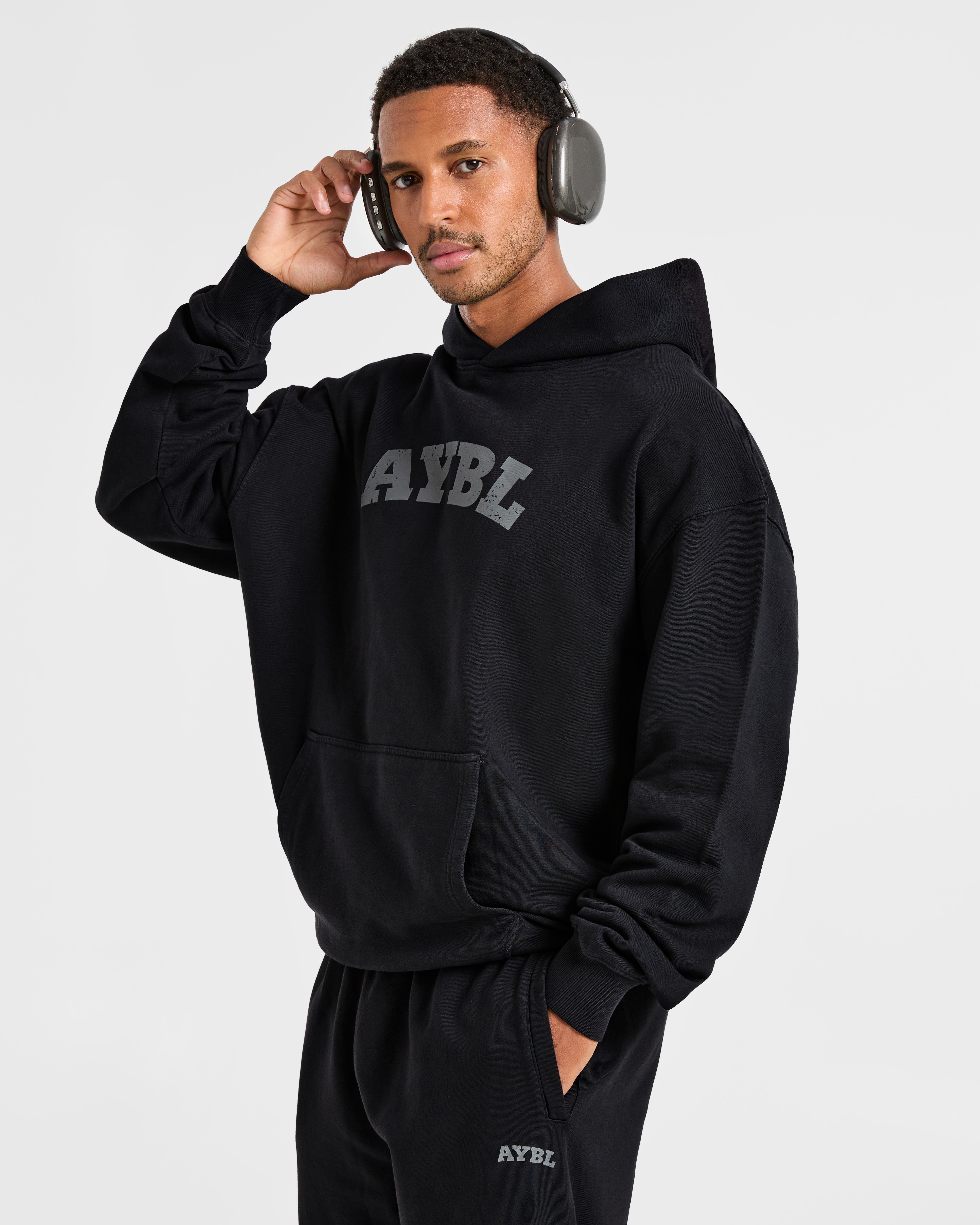 Elite Hoodie - Zwart/Charcoal