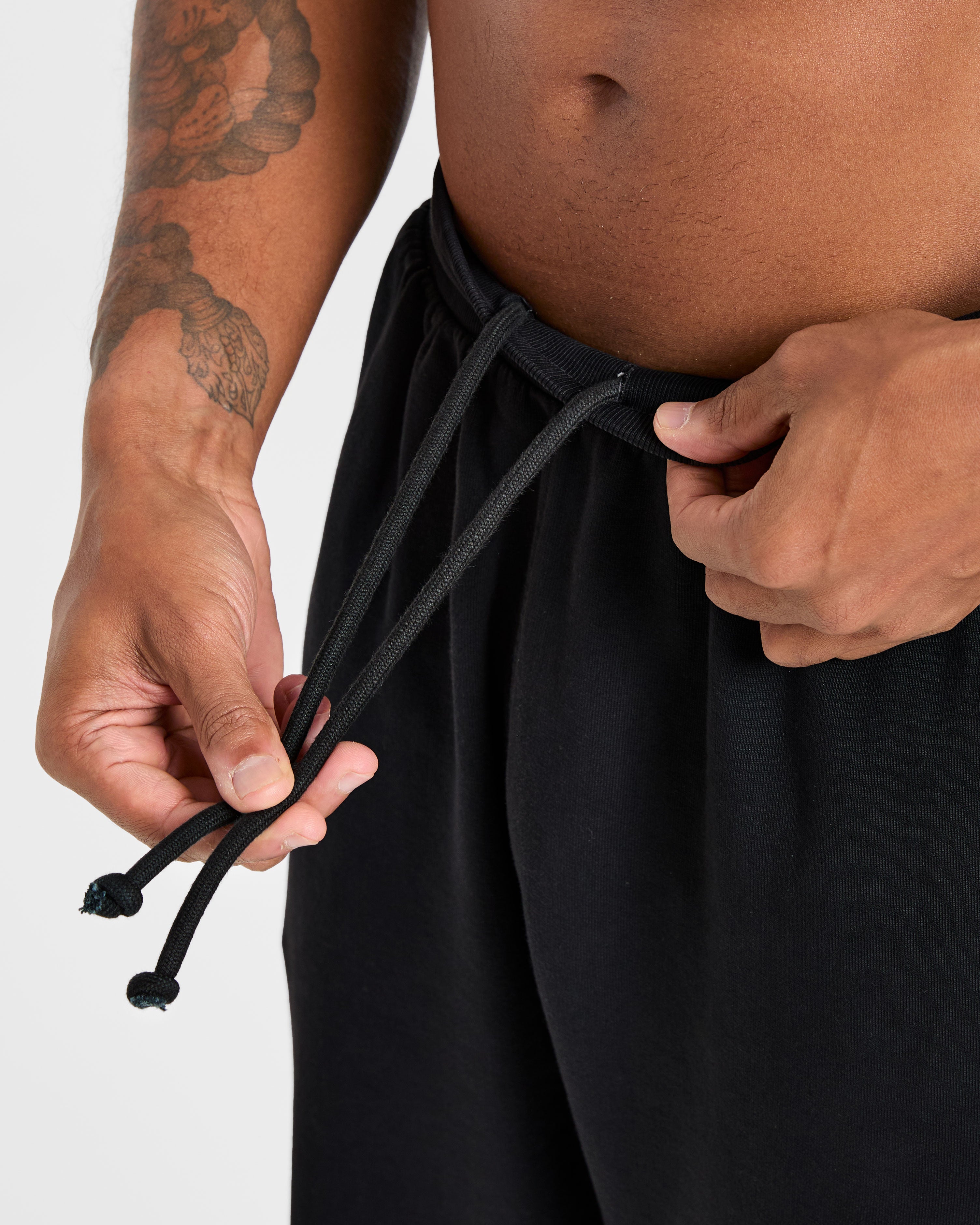 Elite Straight Leg Joggers - Zwart/Charcoal