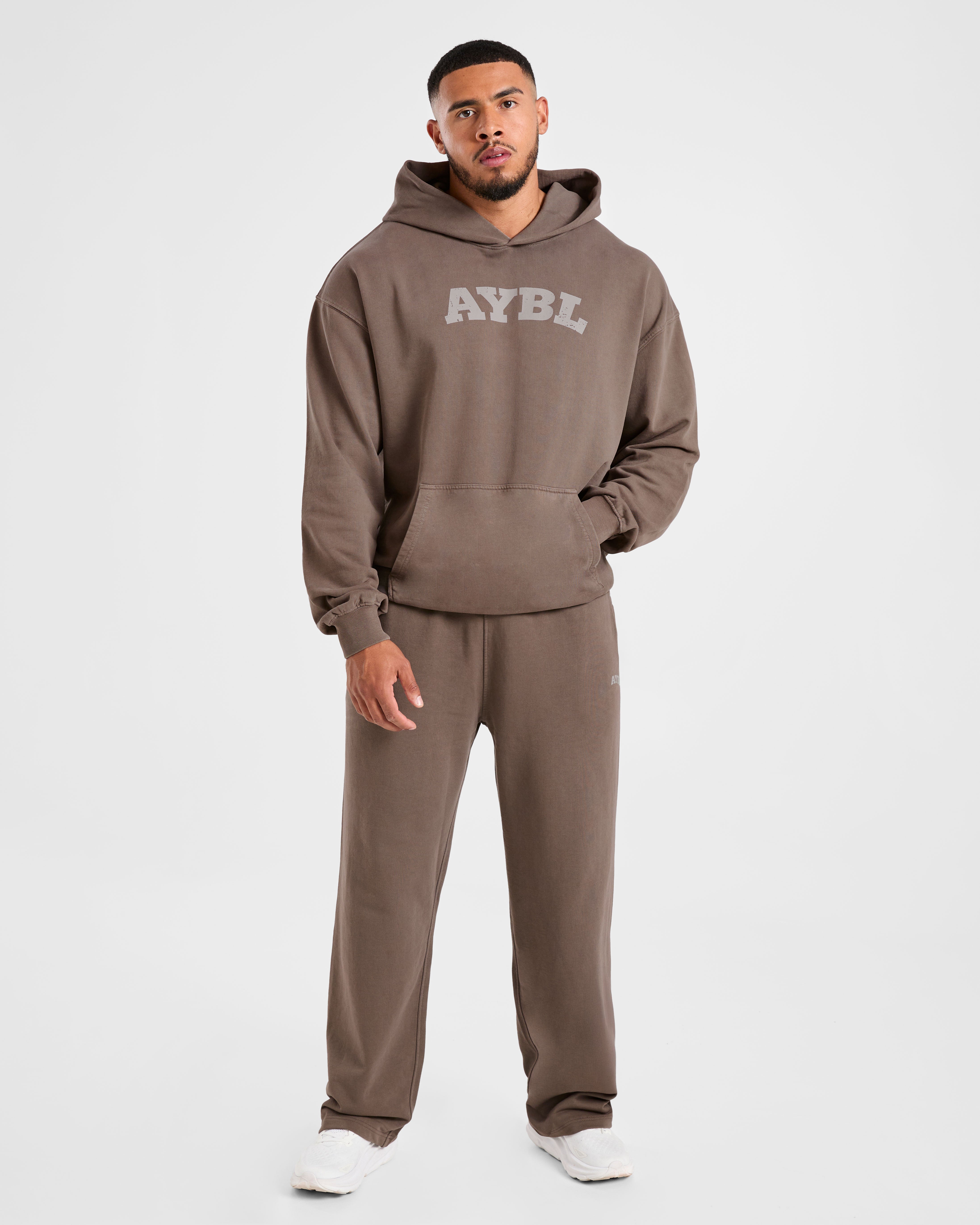 Elite Straight Leg Joggers - Umber Bruin