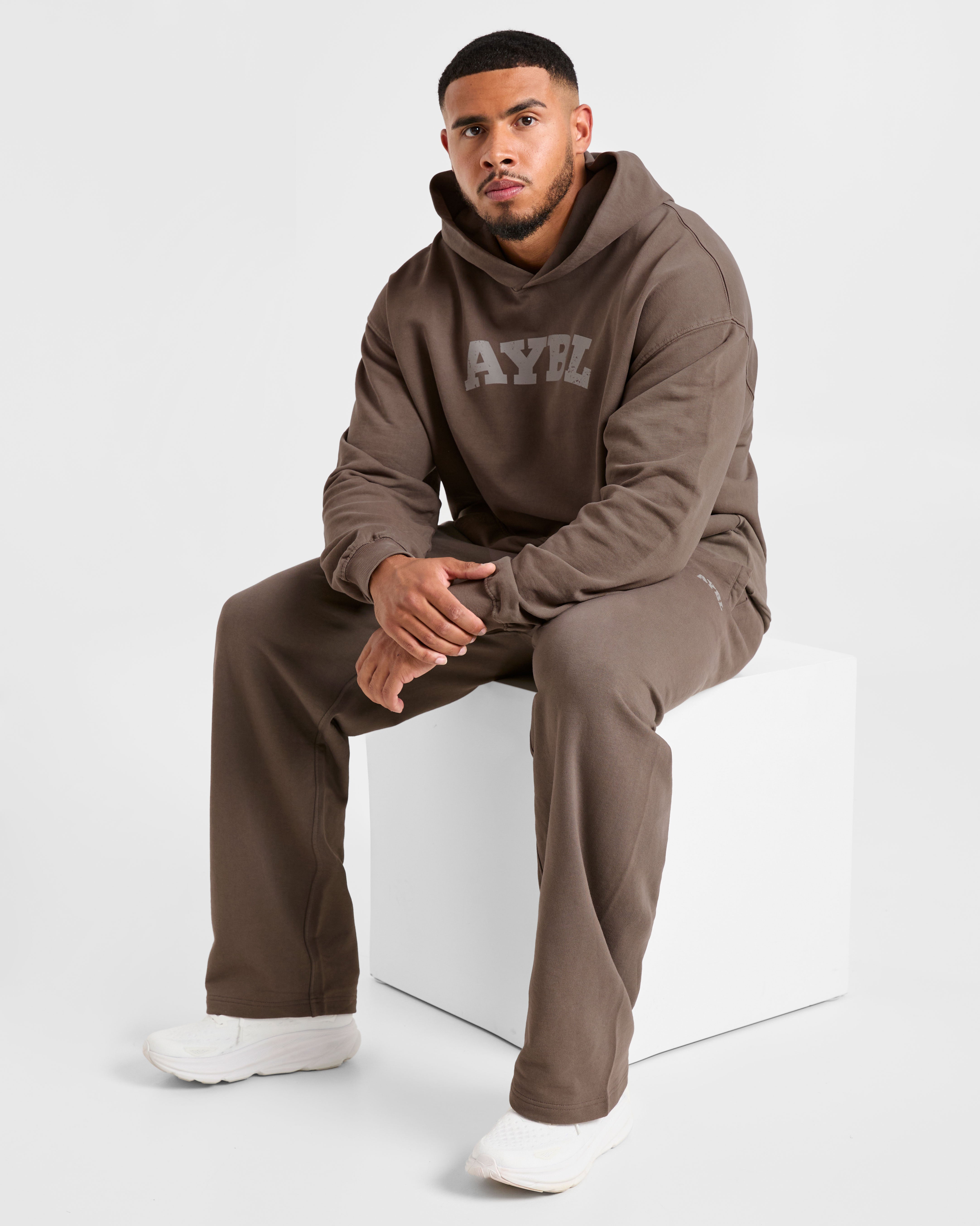 Elite Straight Leg Joggers - Umber Bruin