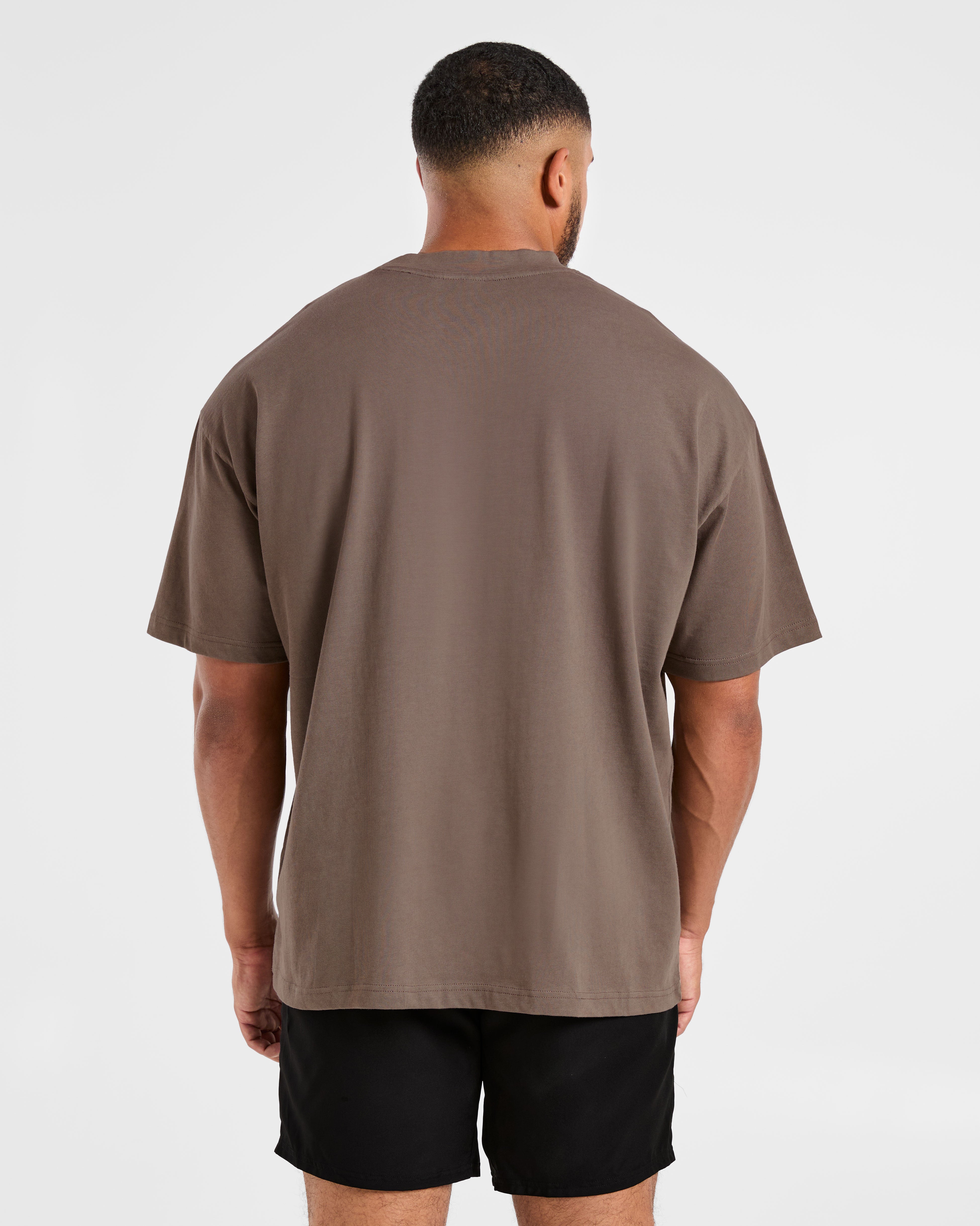 Elite Oversized T Shirt- Umber Bruin