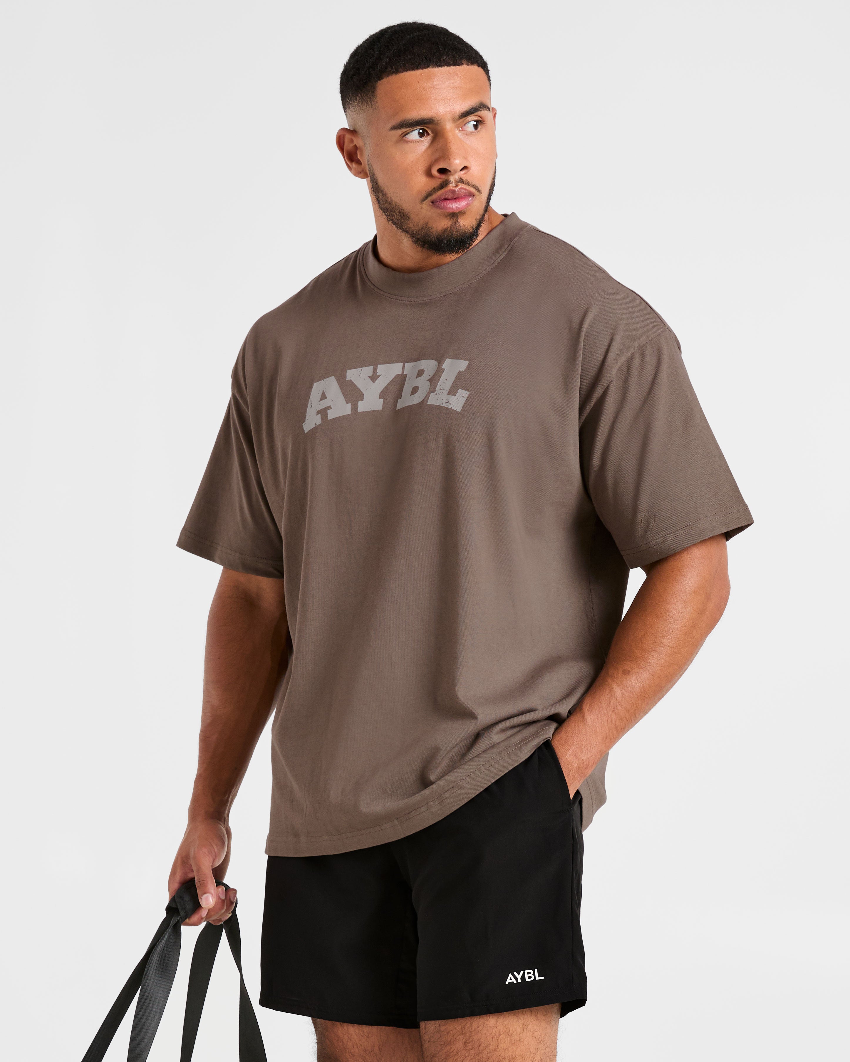 Elite Oversized T Shirt- Umber Bruin