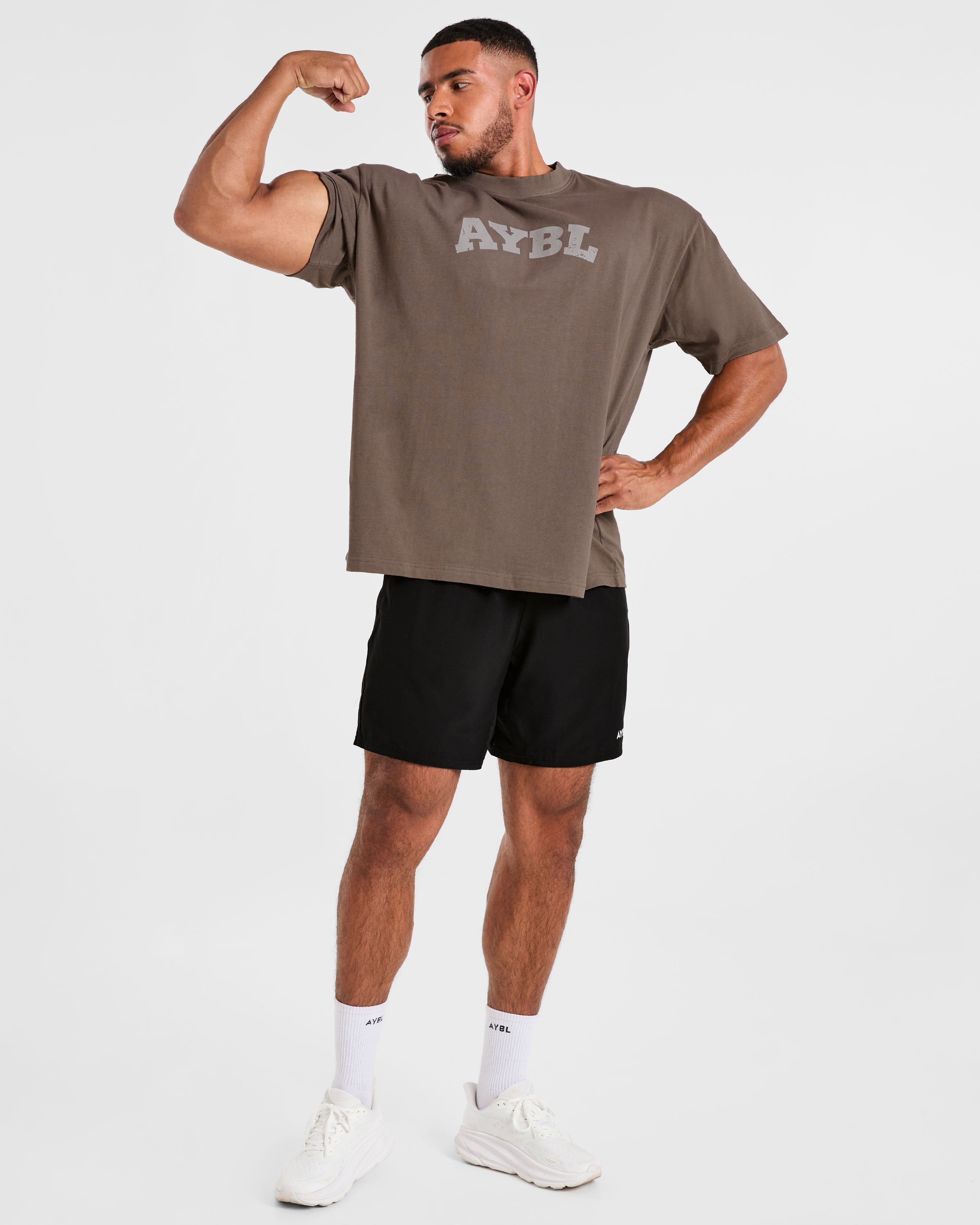 Elite Oversized T Shirt- Umber Bruin