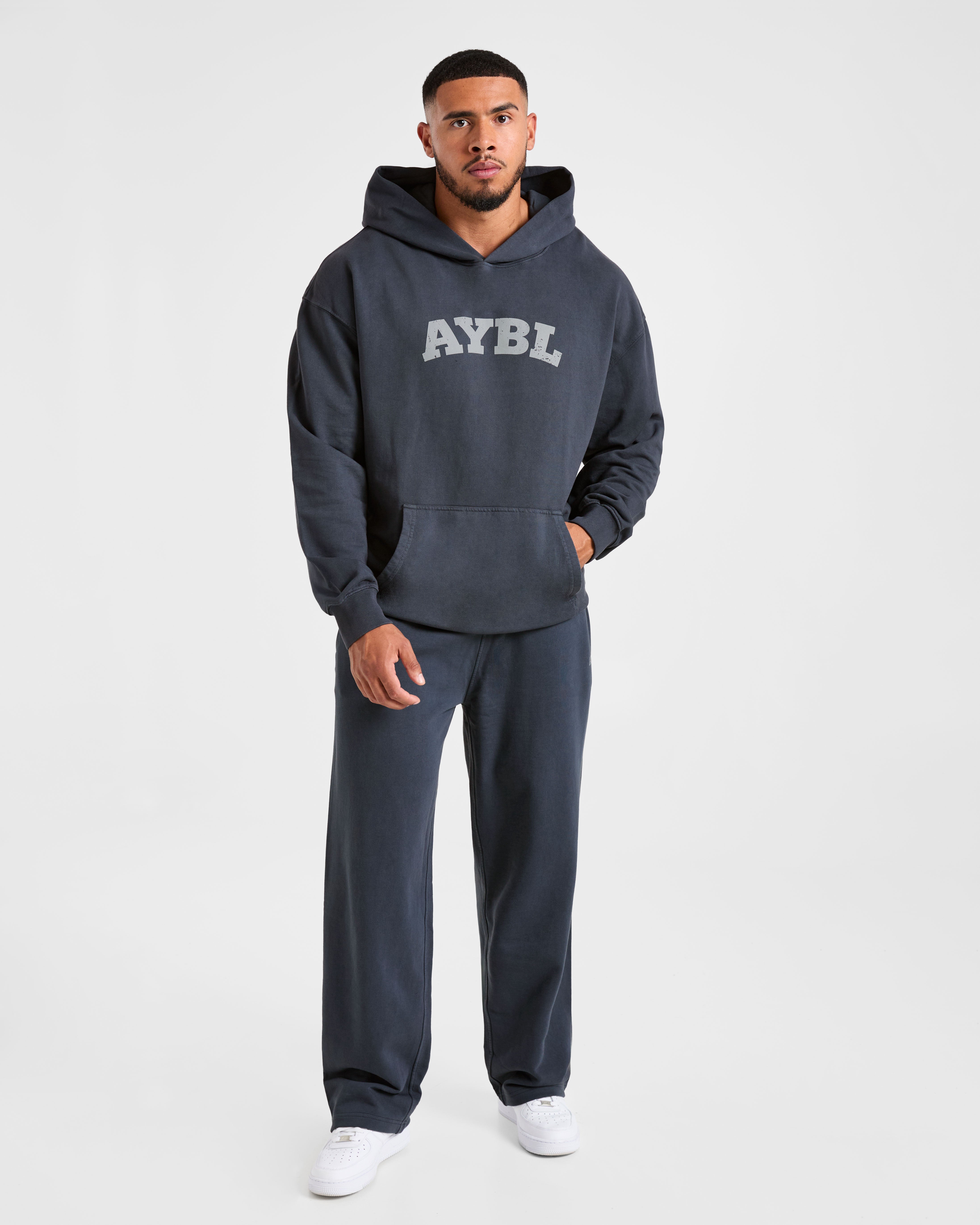 Elite Straight Leg Joggers - Heavy Blauw