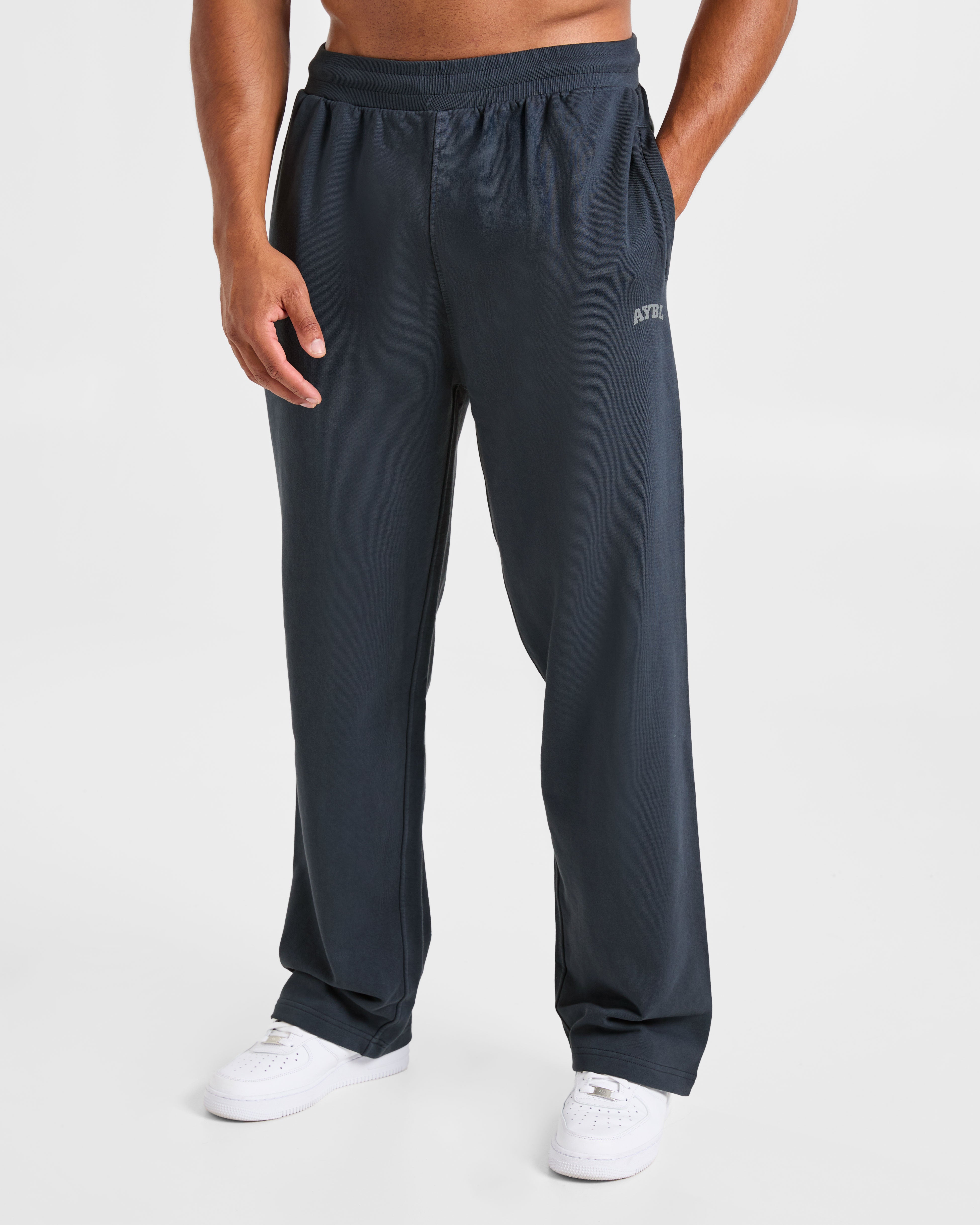 Elite Straight Leg Joggers - Heavy Blauw