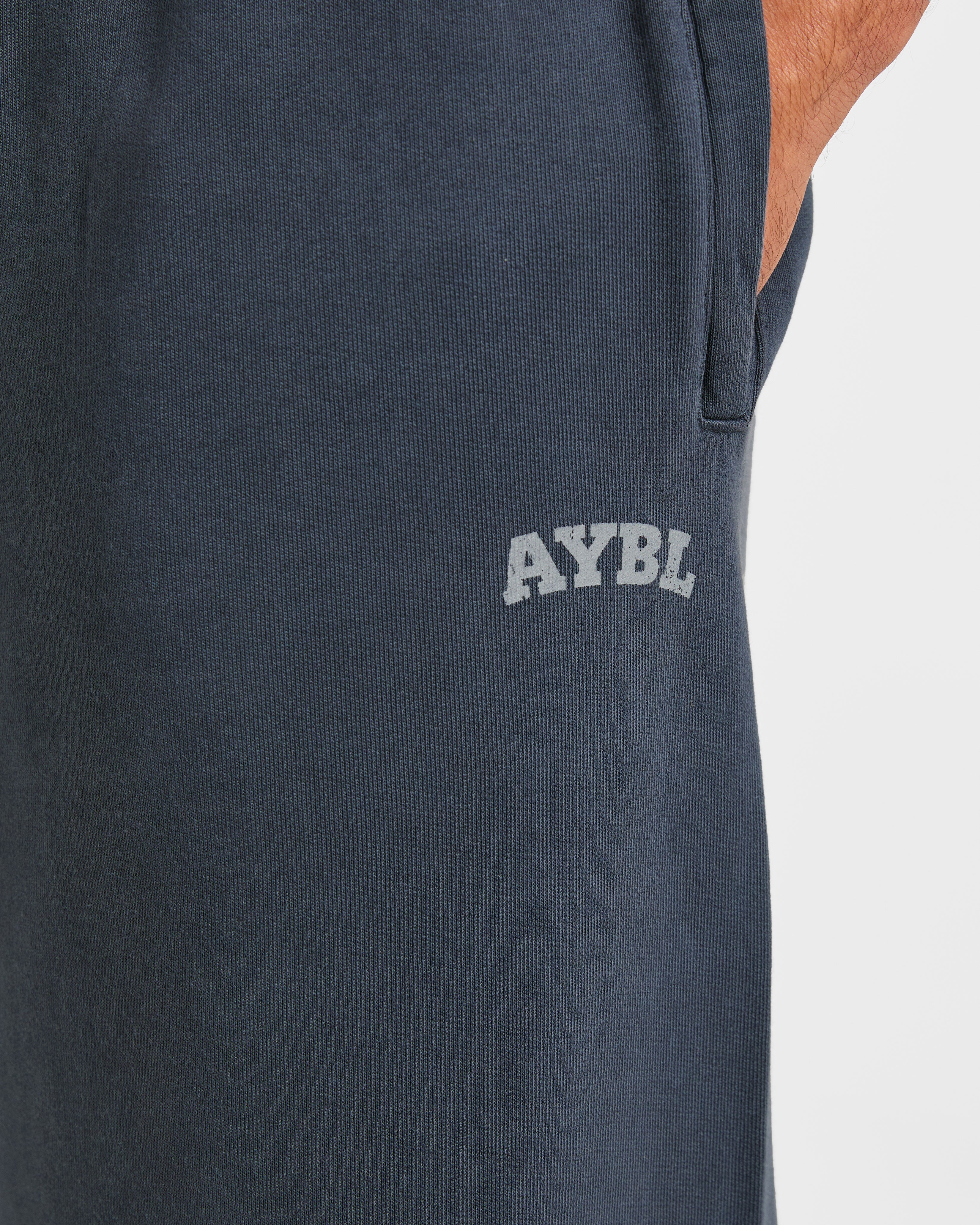 Elite Straight Leg Joggers - Heavy Blauw