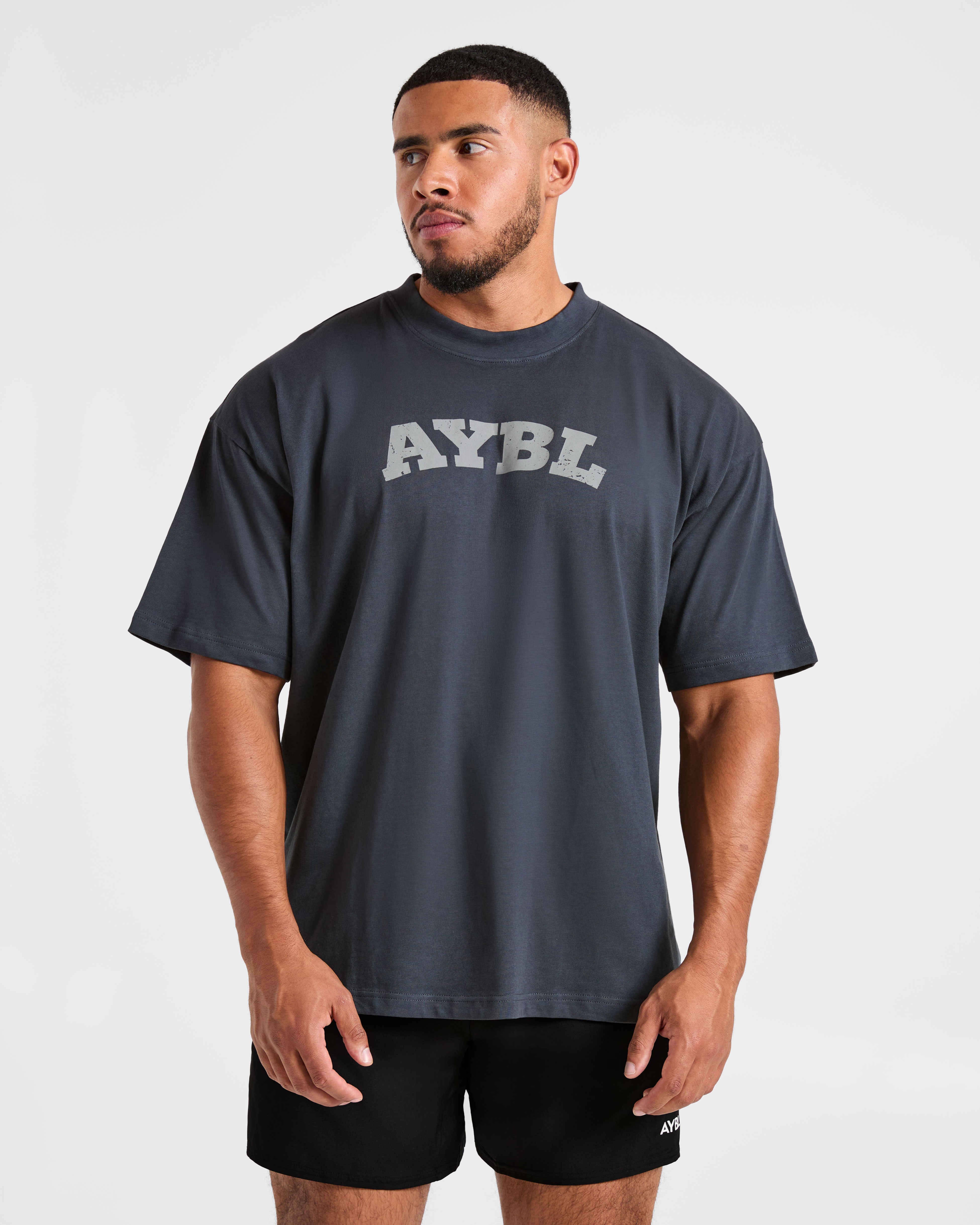 Elite Oversized T Shirt - Heavy Blauw