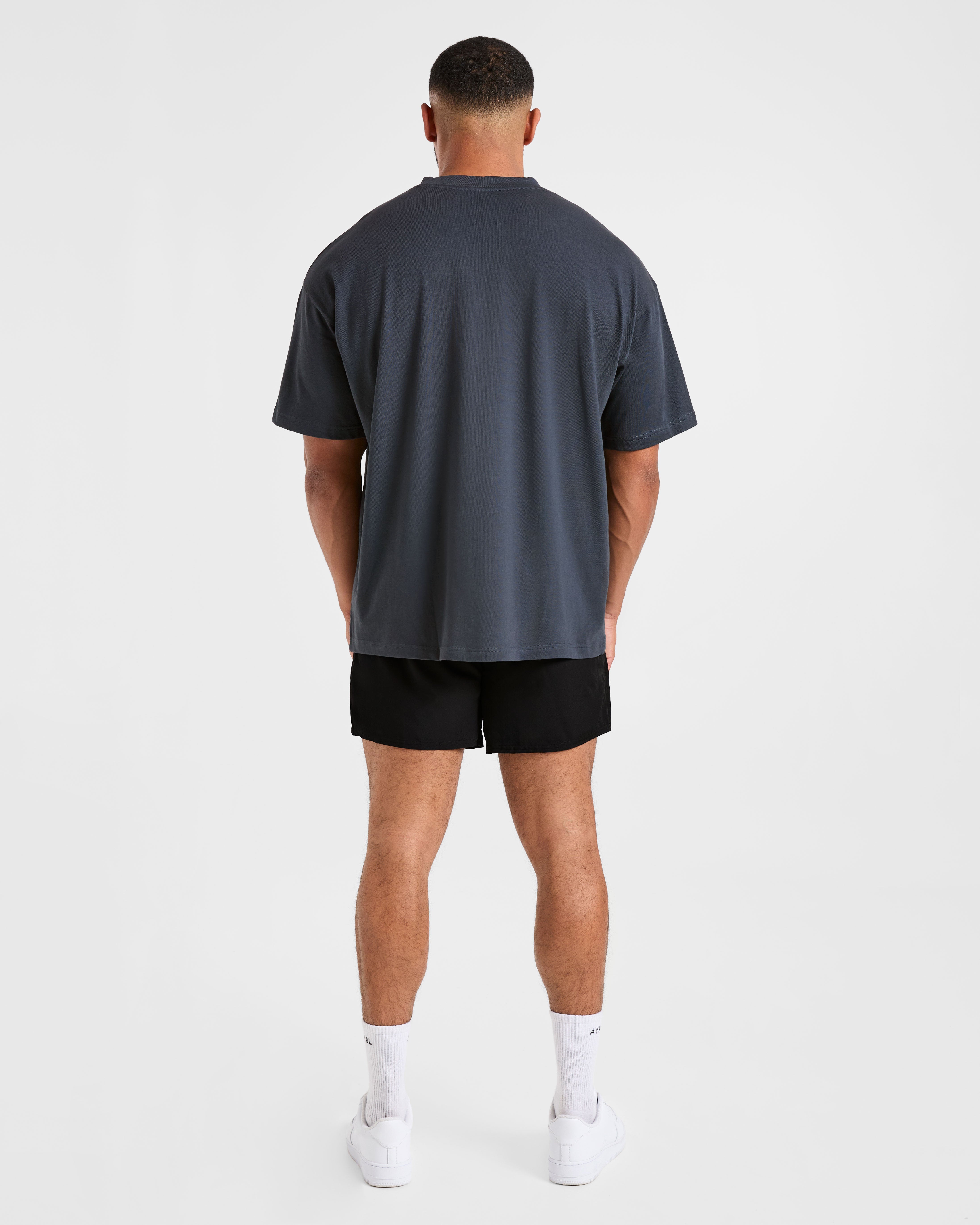 Elite Oversized T Shirt - Heavy Blauw