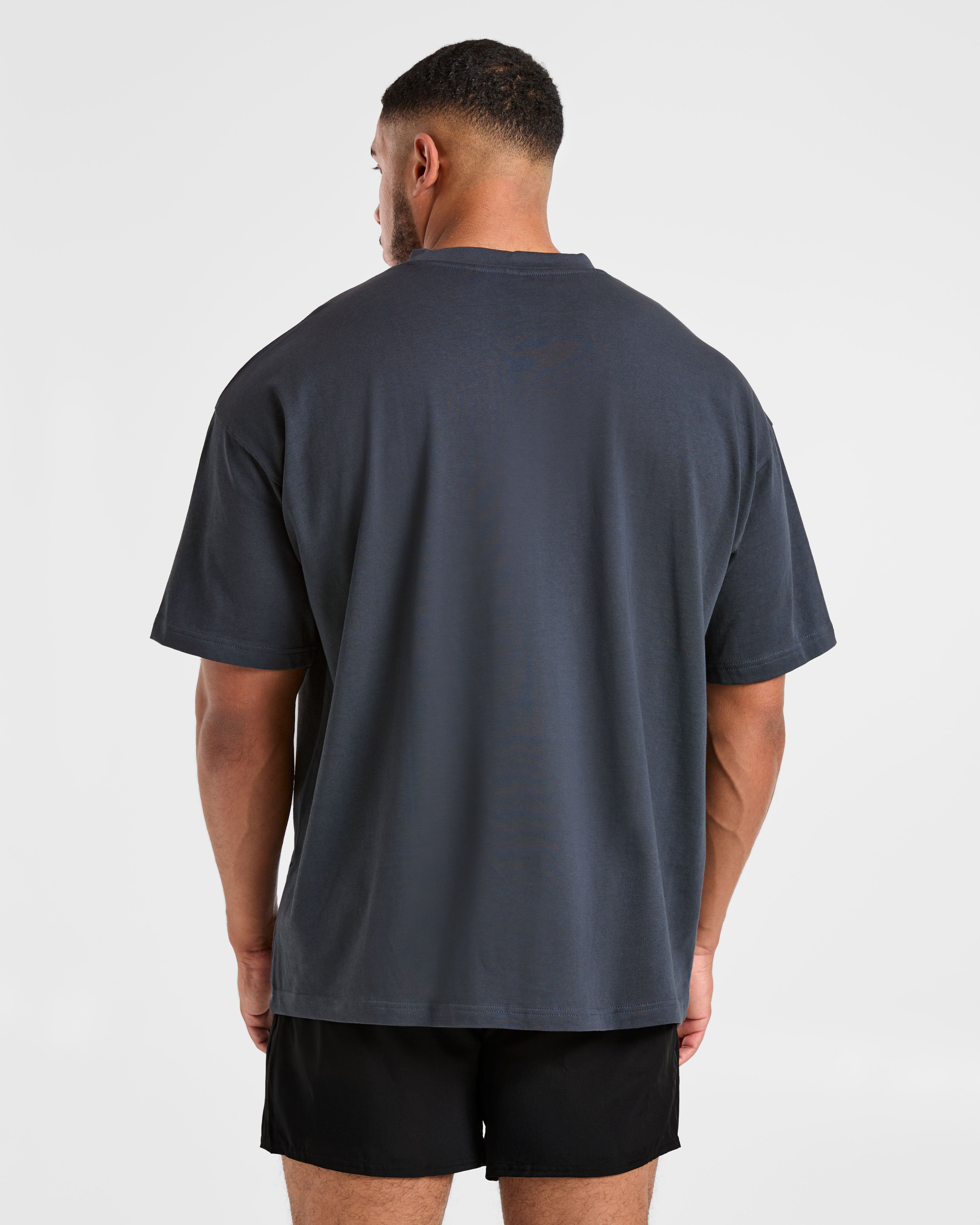 Elite Oversized T Shirt - Heavy Blauw