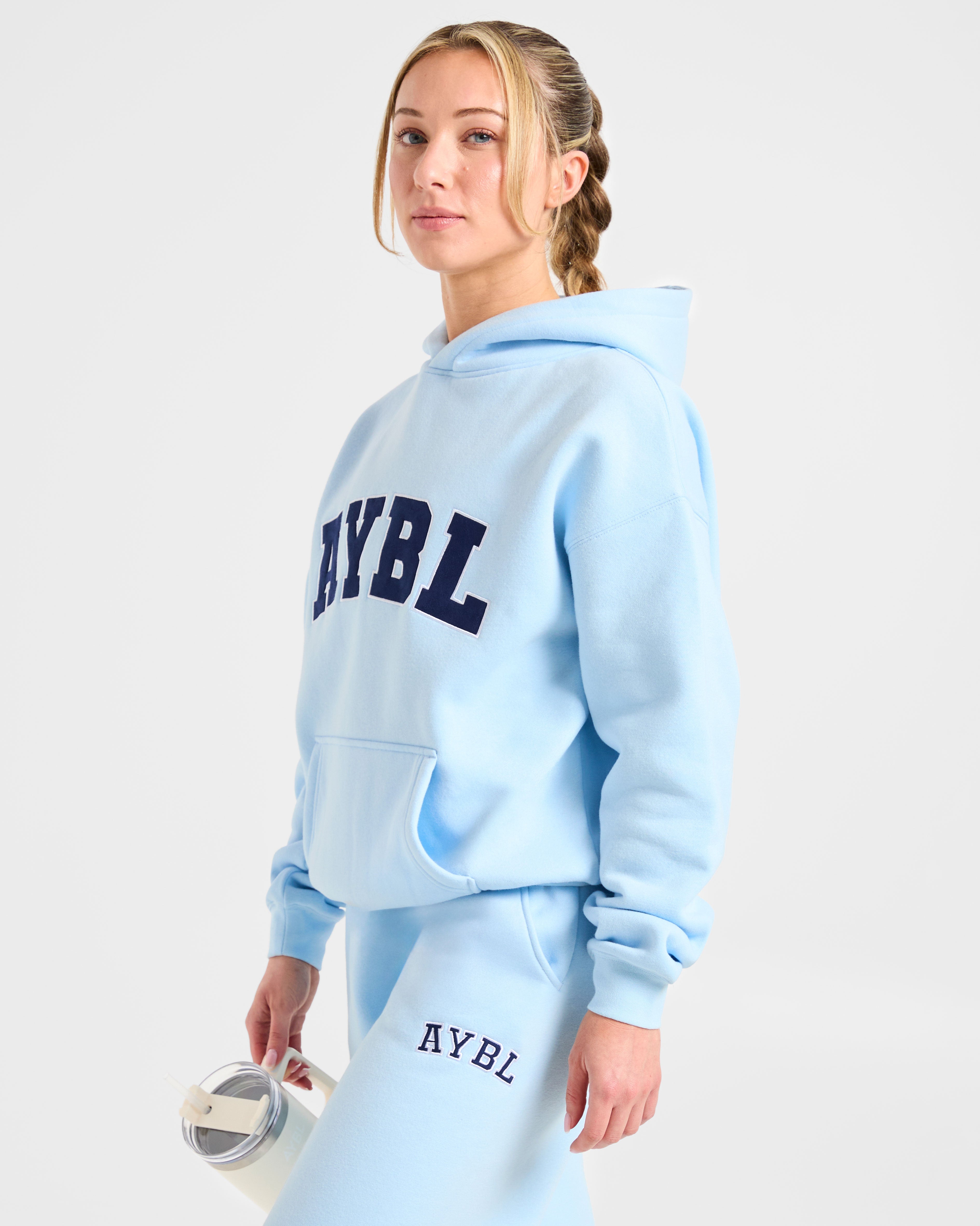 Varsity 2.0 Oversized Hoodie - Blauw/Navy