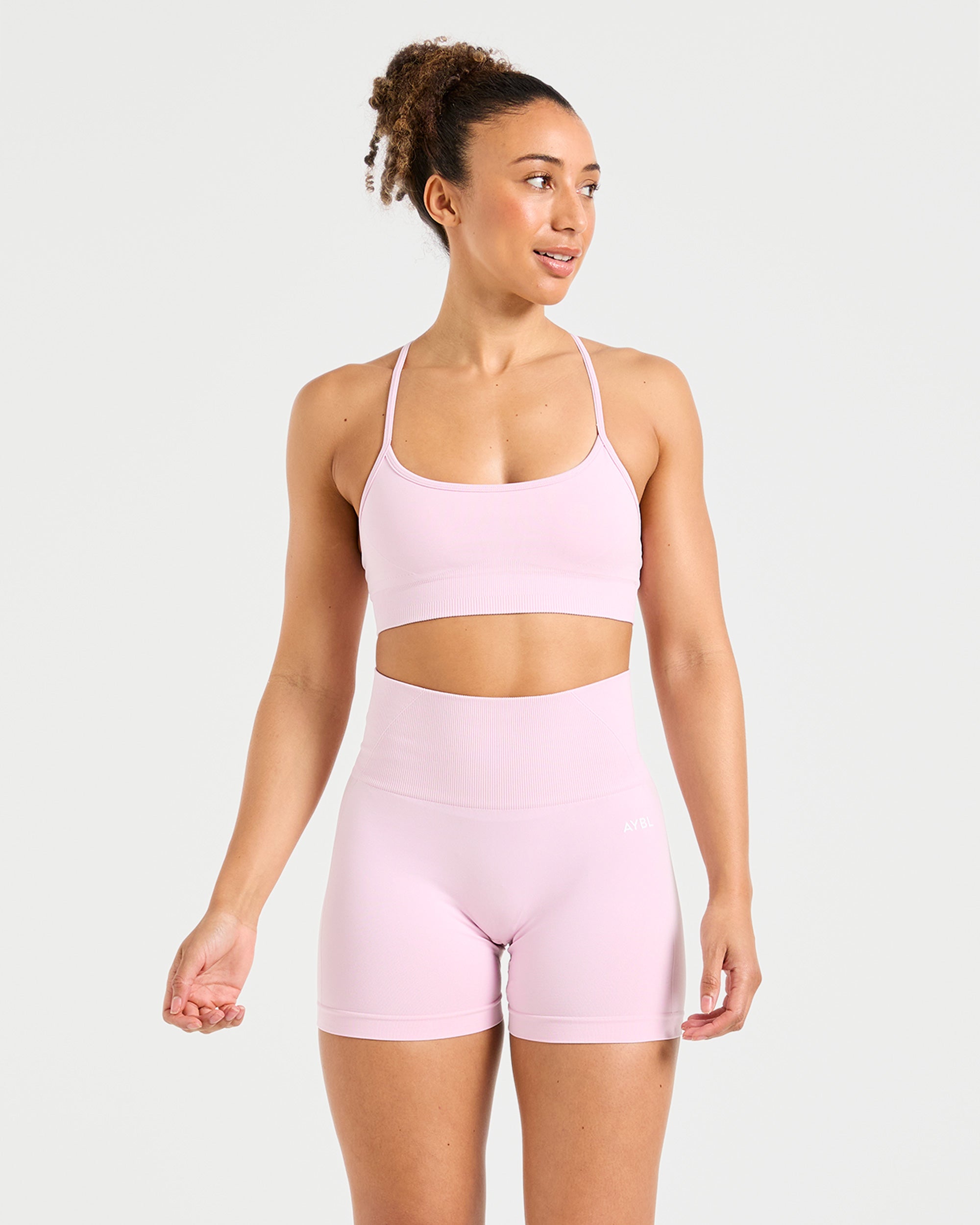 Empower Seamless Shorts - Iced Roze