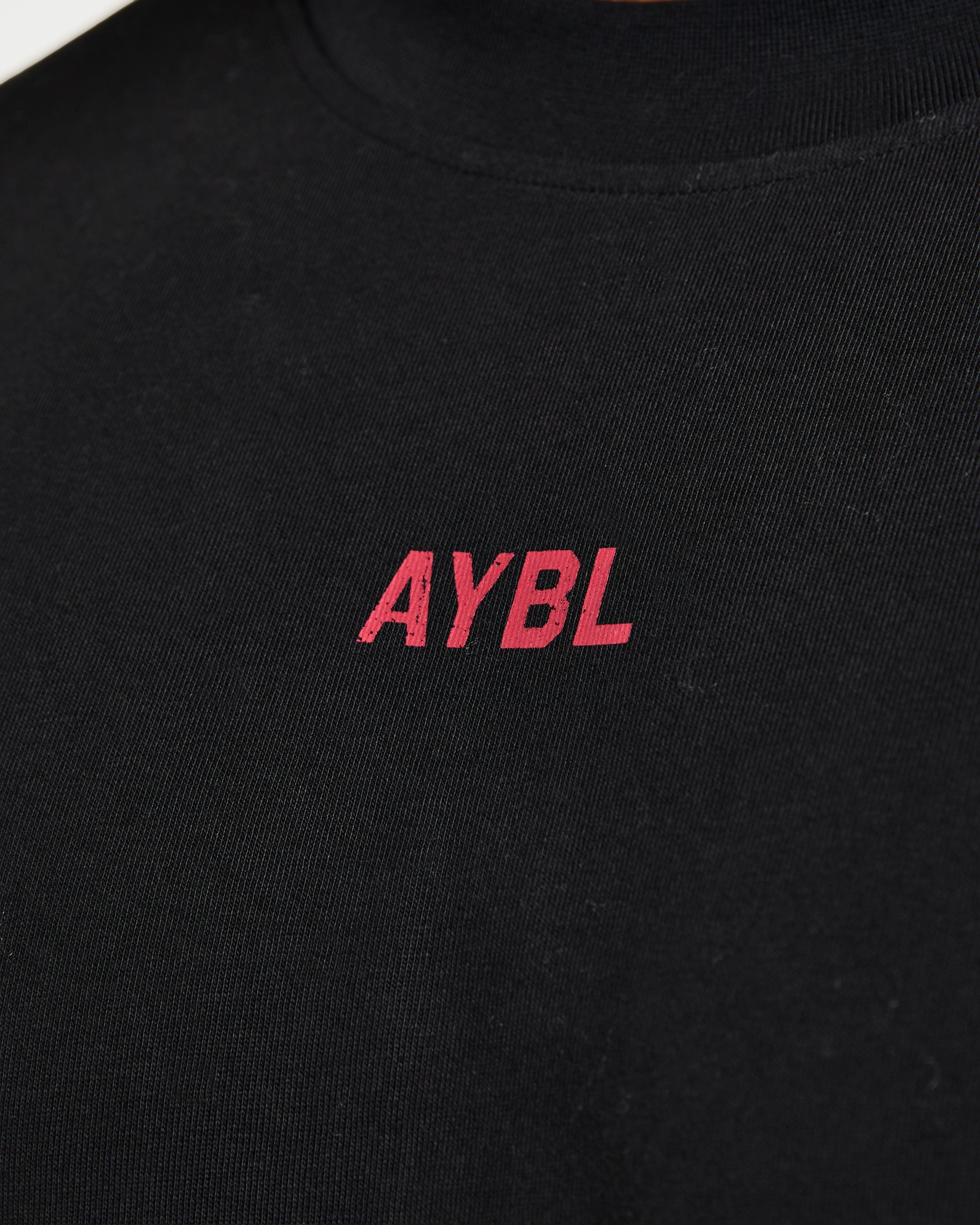 Cam Kissel x Strength Starts Here Oversized T Shirt  - Zwart/Rood