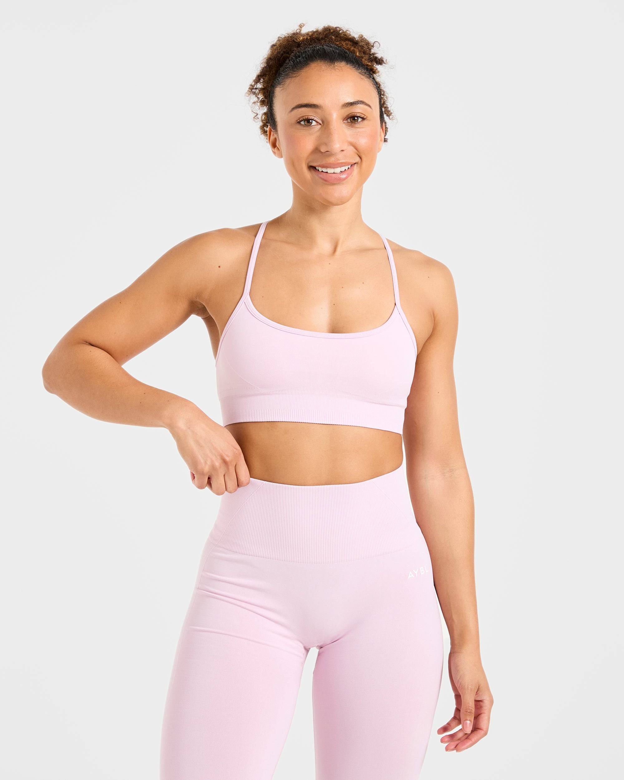 Empower Seamless Sports Bra - Iced Roze