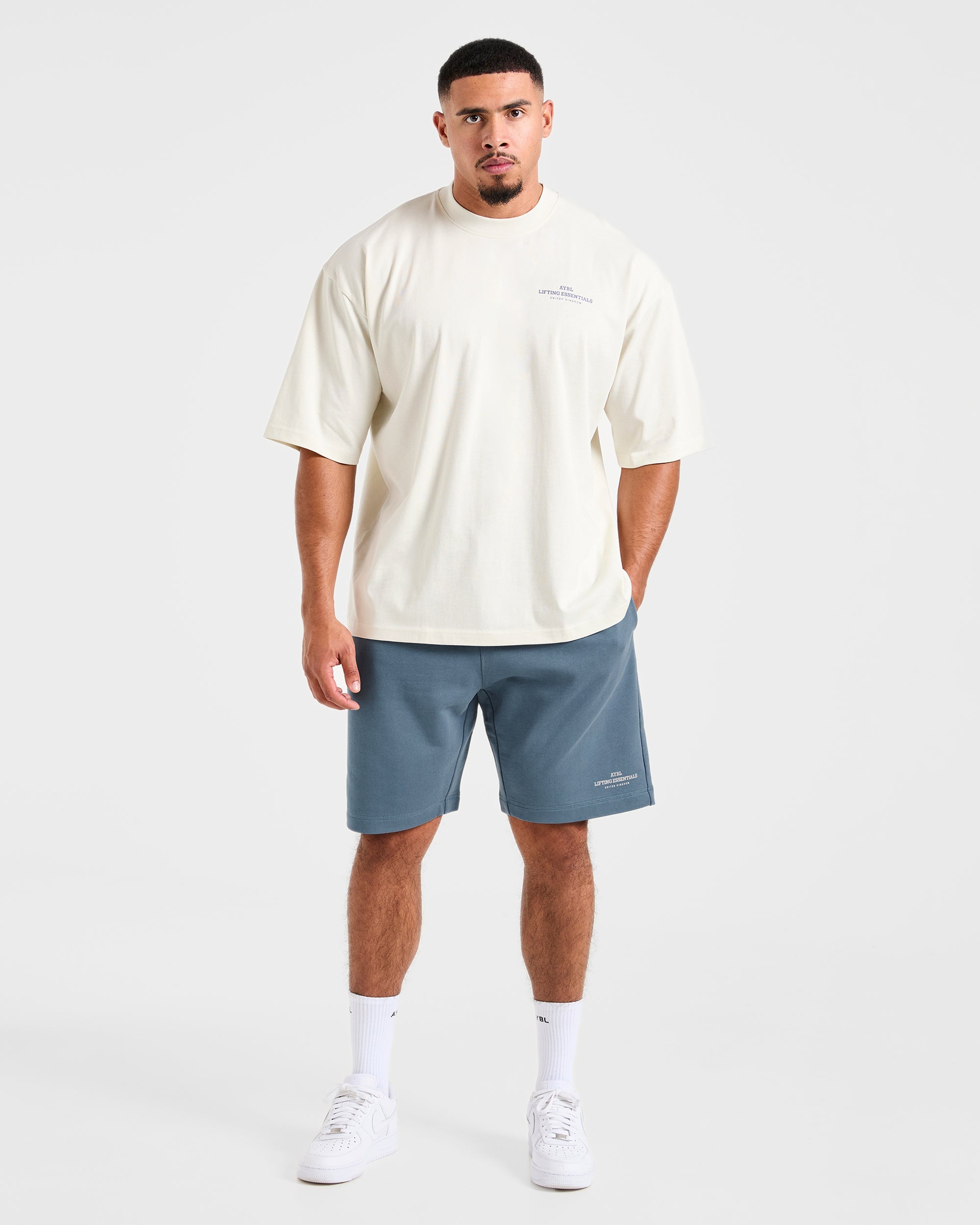 Apex Lifting Essentials Oversized T Shirt - Wit